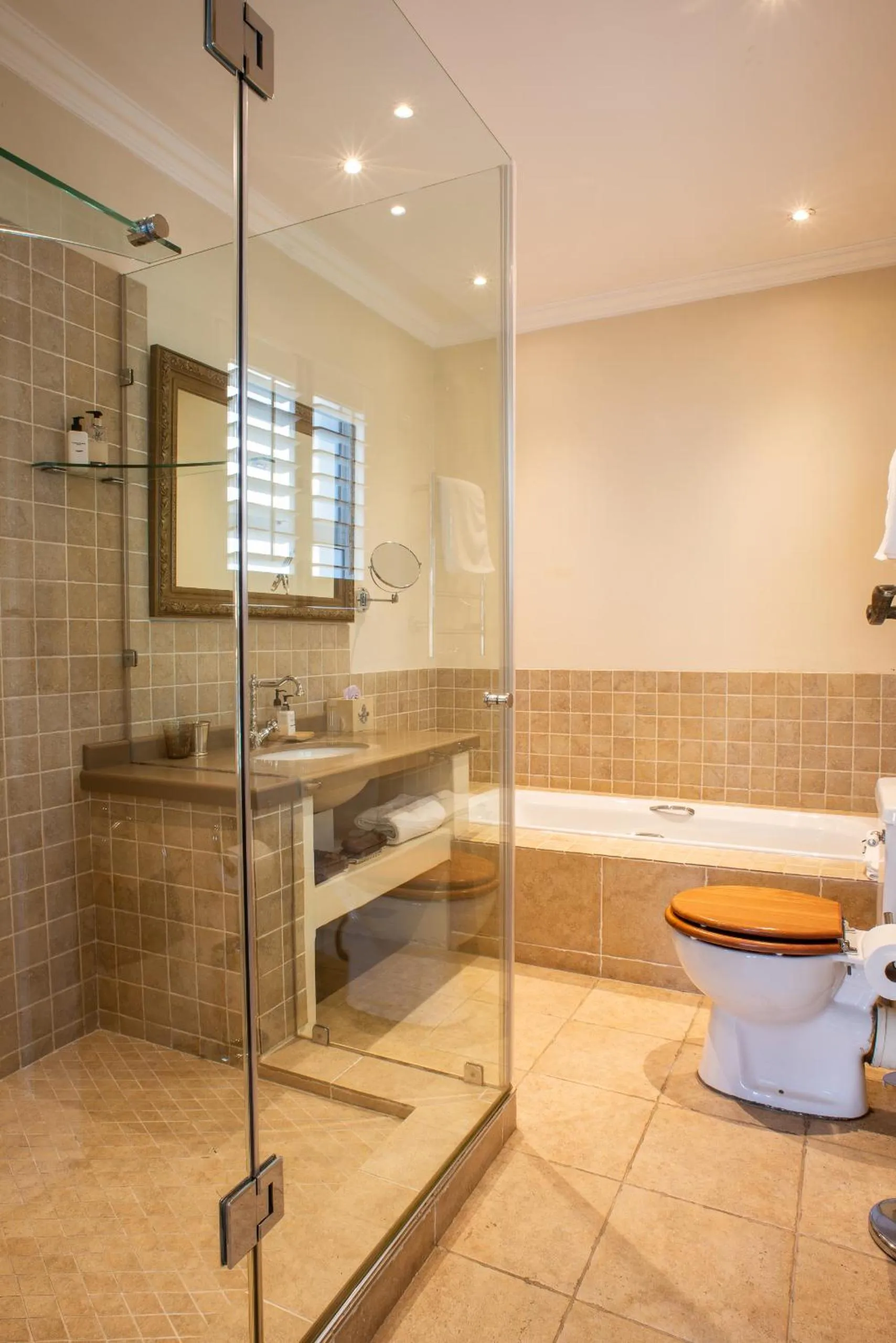 Bathroom in Leighwood Lodge