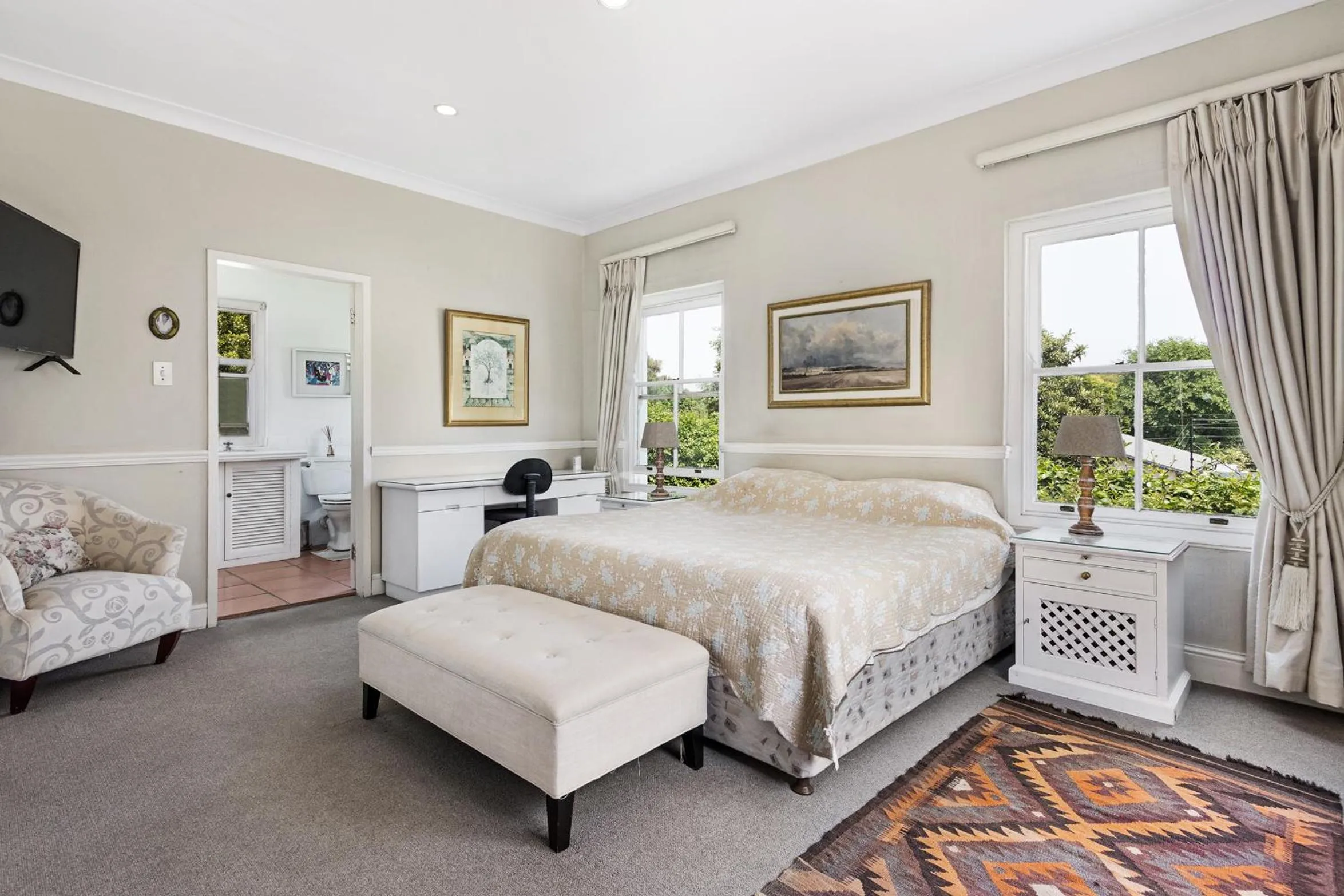 Bed in Leighwood Lodge