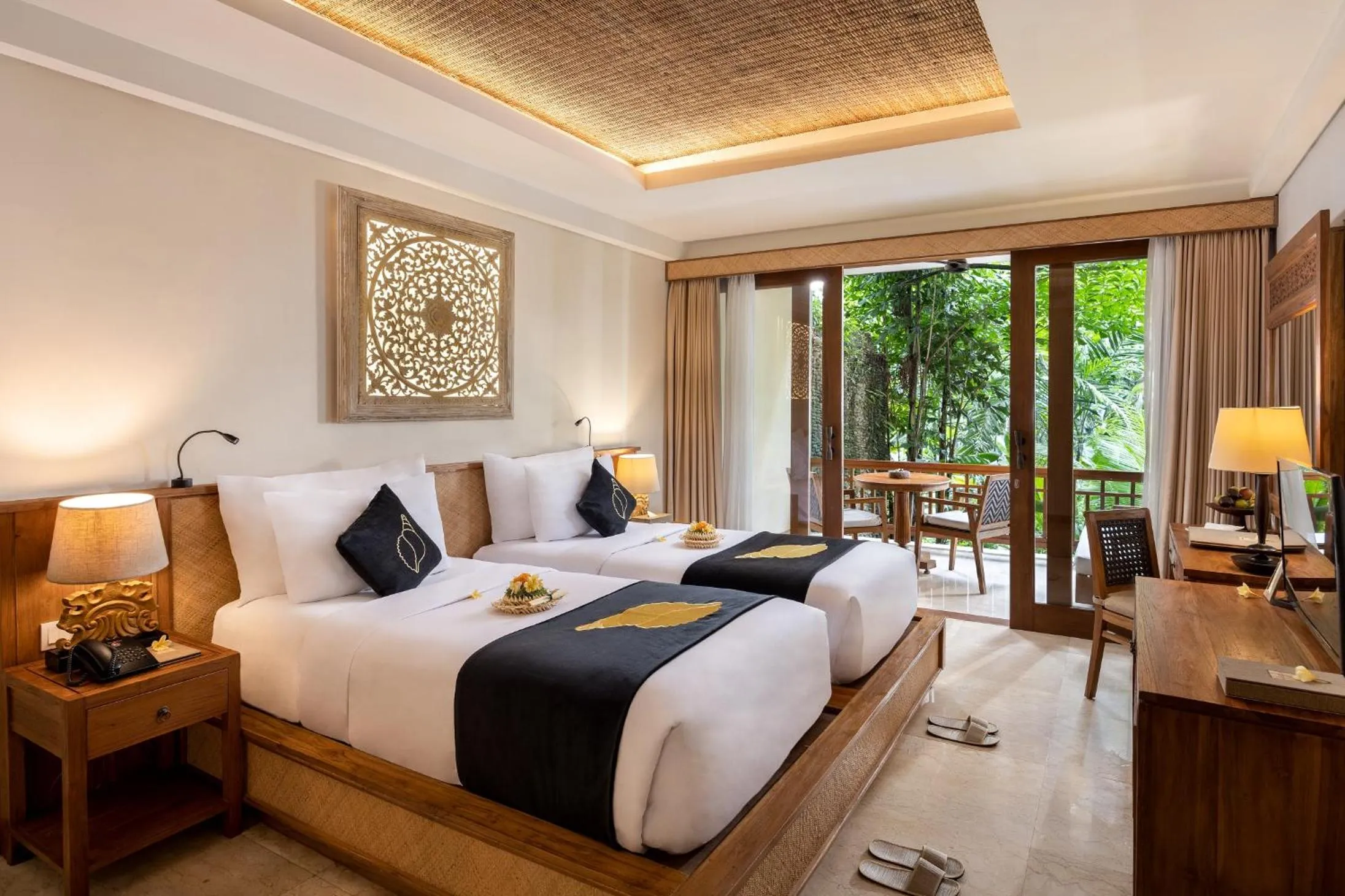 Bed in The Sankara Suites and Villas
