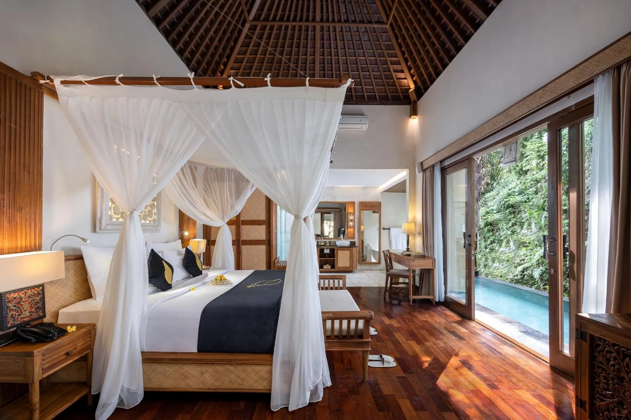 View (from property/room), Bed in The Sankara Suites and Villas