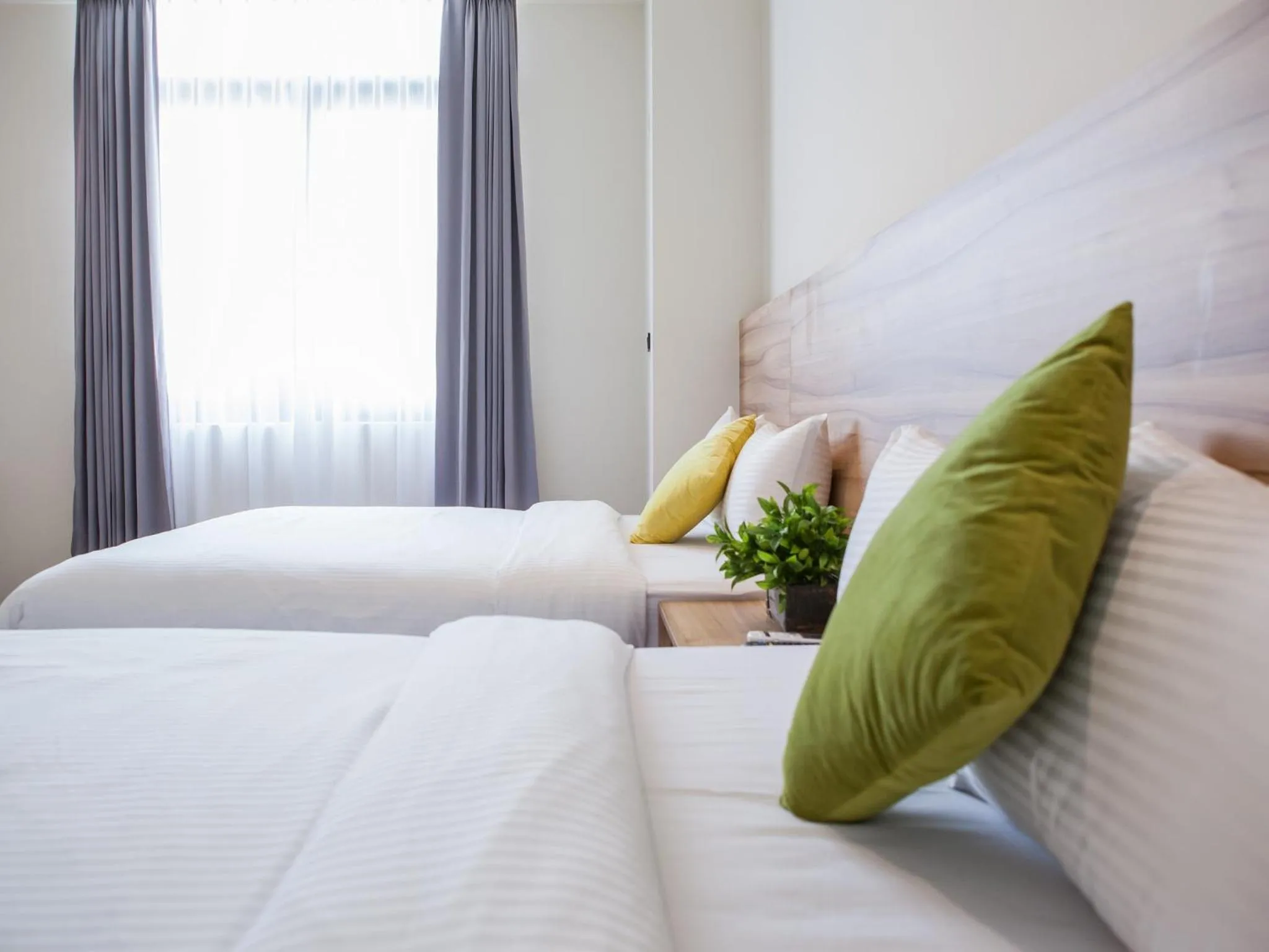 Bed in Rainbow Hotel