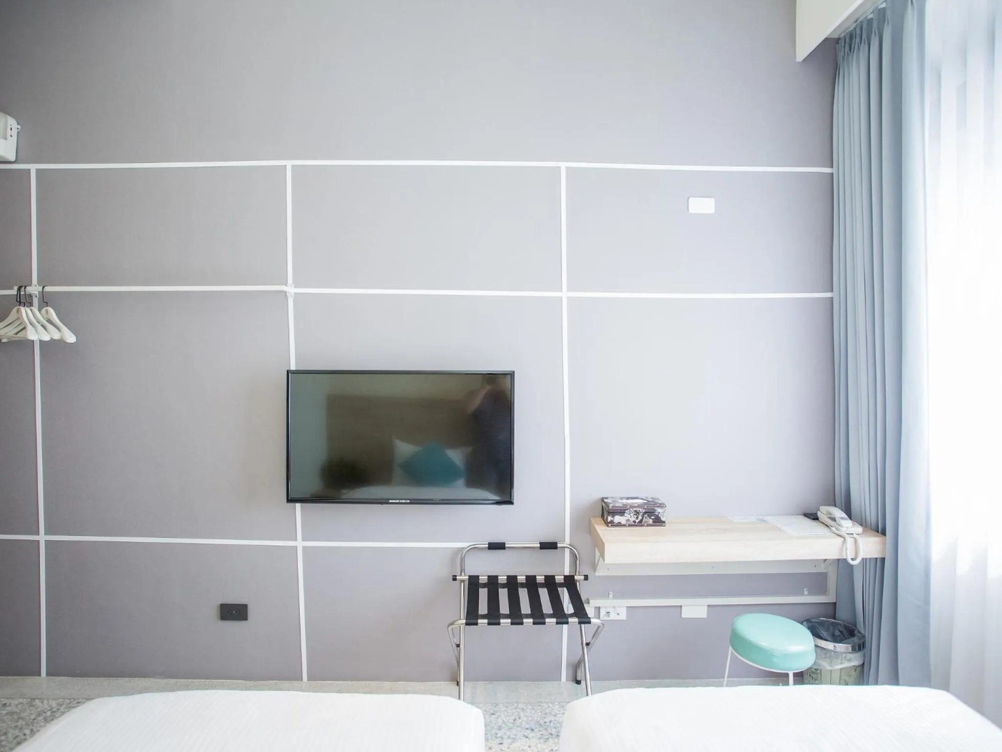 Bed in Rainbow Hotel