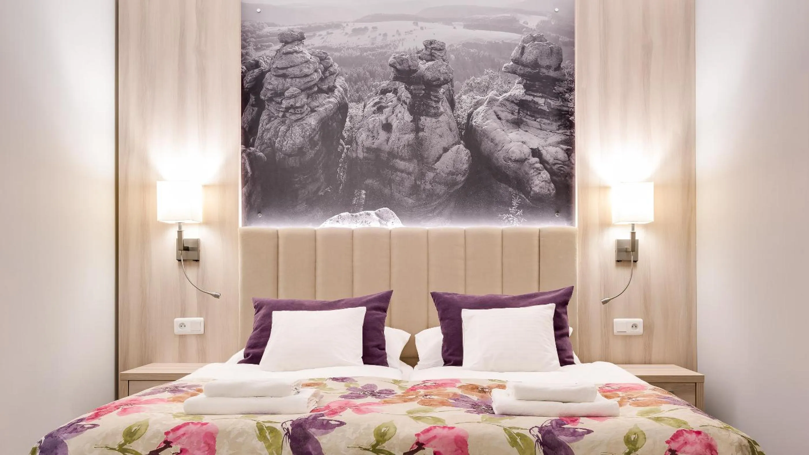 Bed in Willa Spa Scaliano