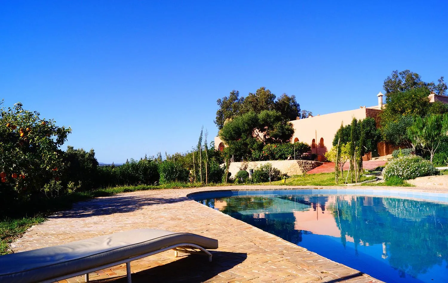 Pool view in Riad Douar Des Oliviers