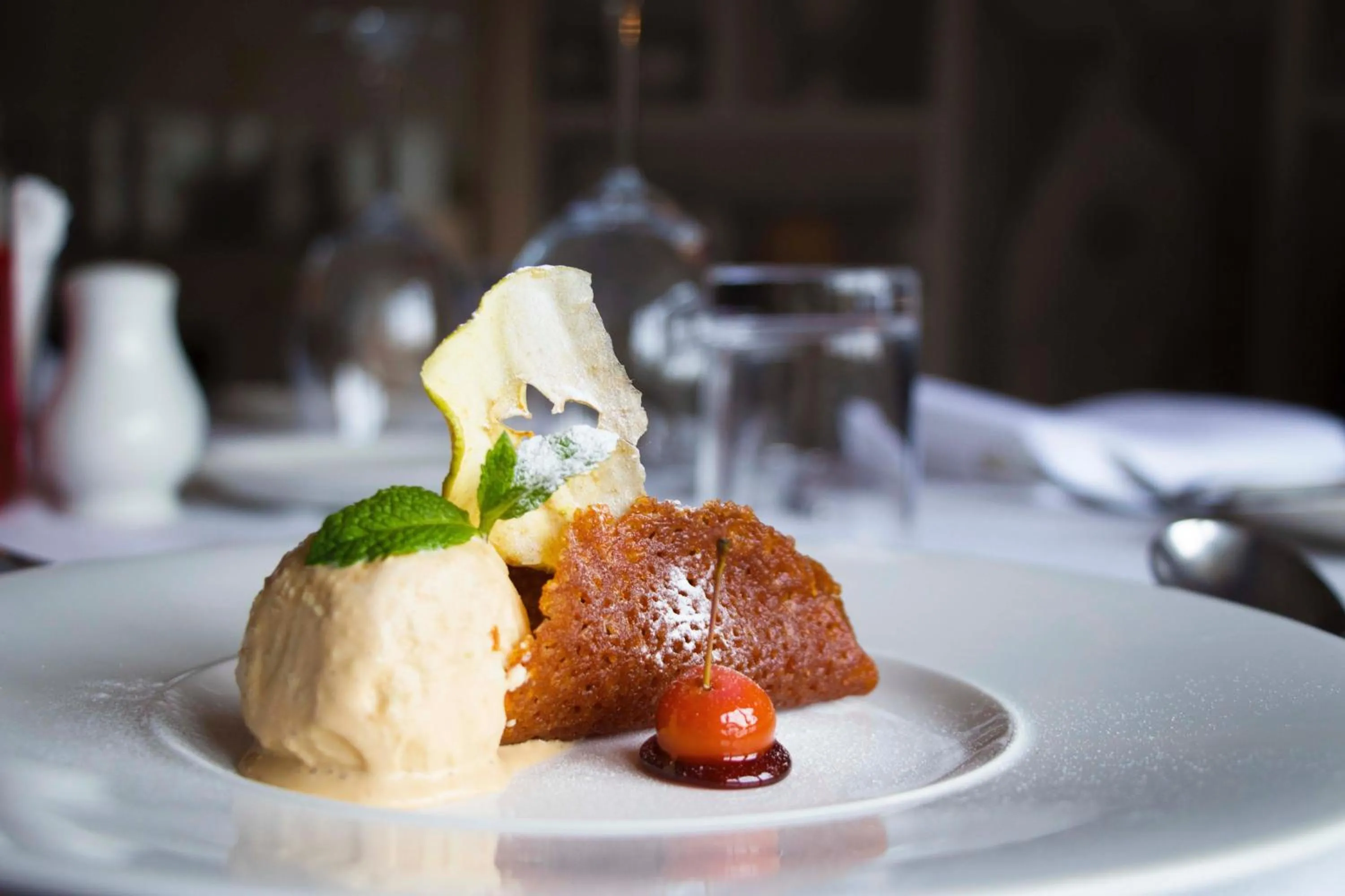 Food close-up in The Boars Head Hotel