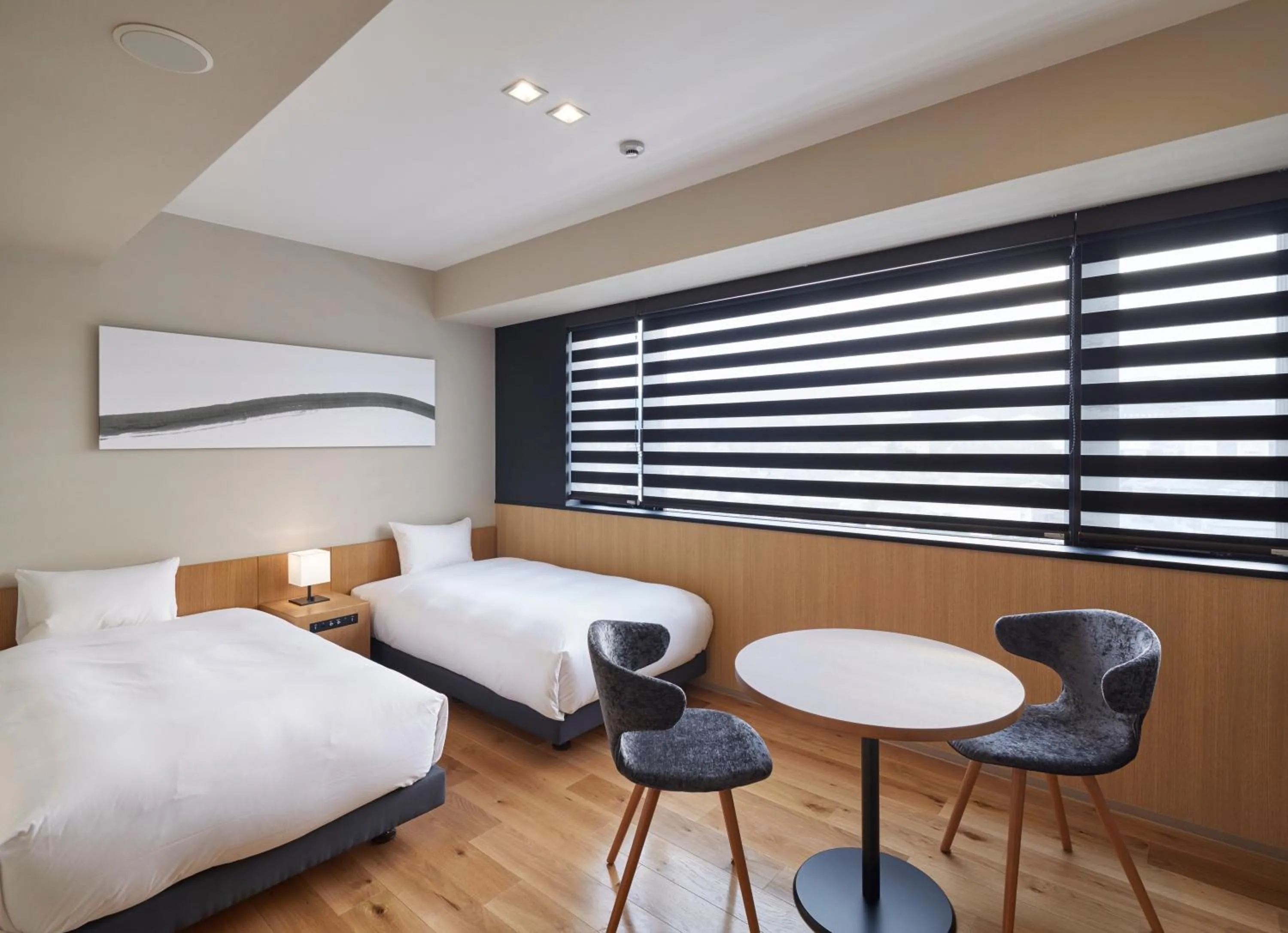 Bed in HATAGO INN Fukushima Hirono