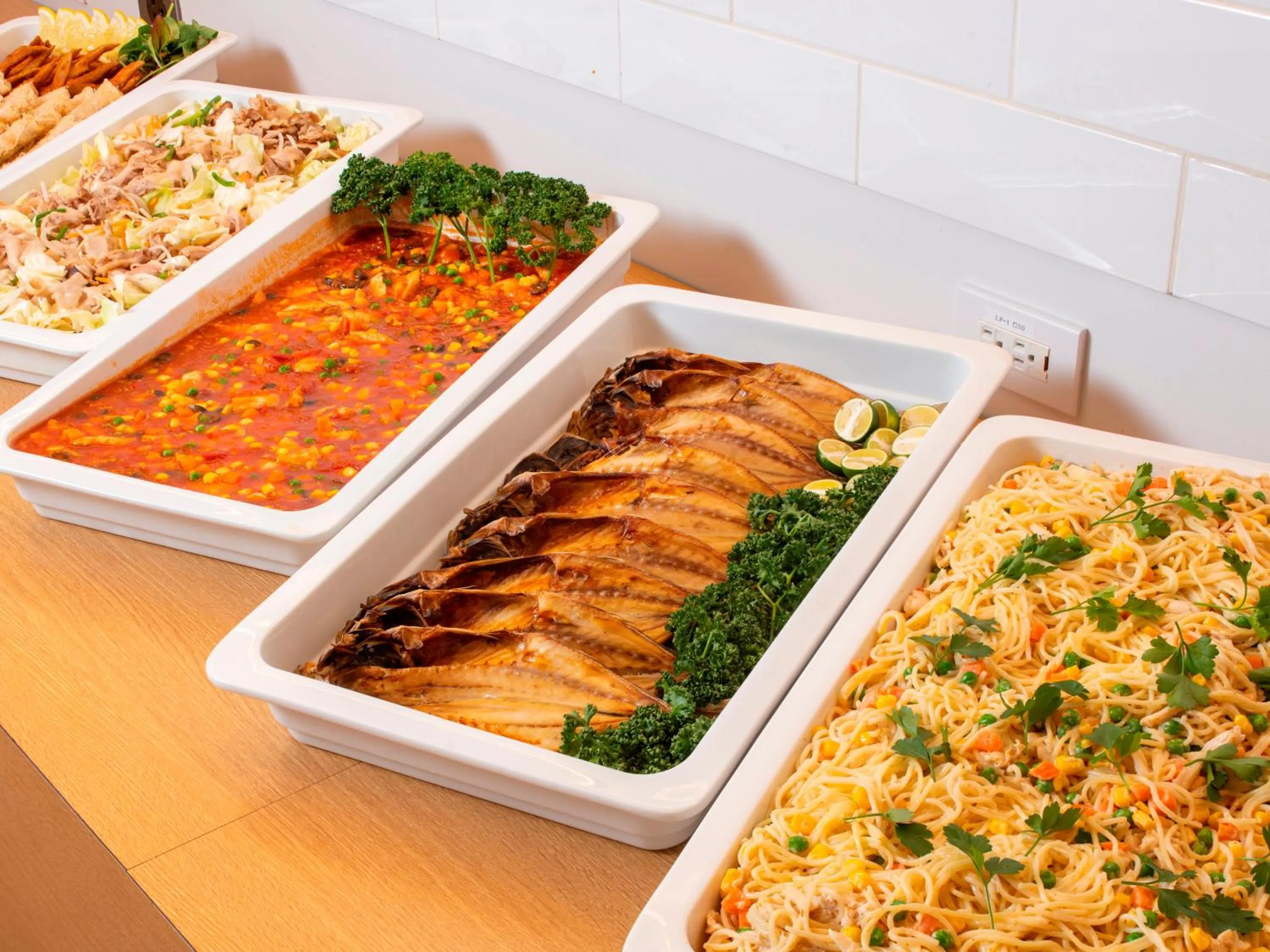 Dinner in HATAGO INN Fukushima Hirono