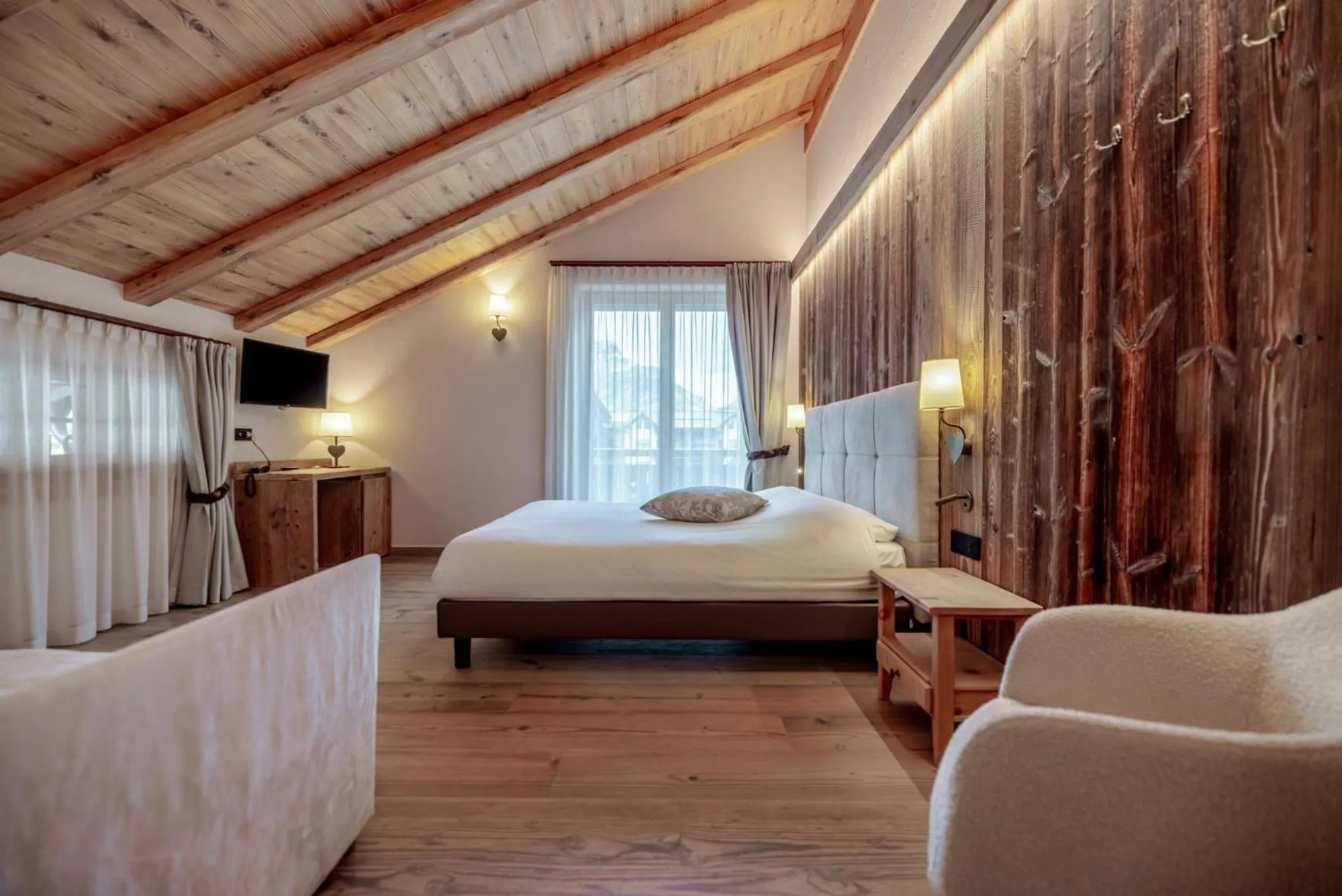 Bed in Hotel La Montanina