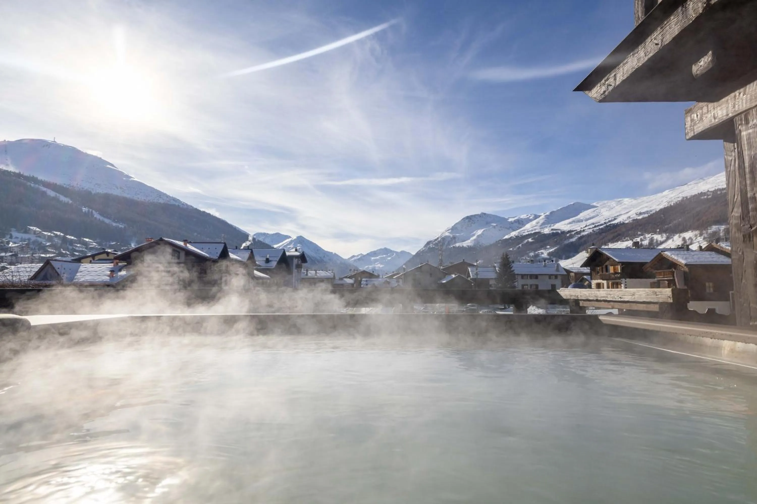 Swimming pool in Hotel La Montanina
