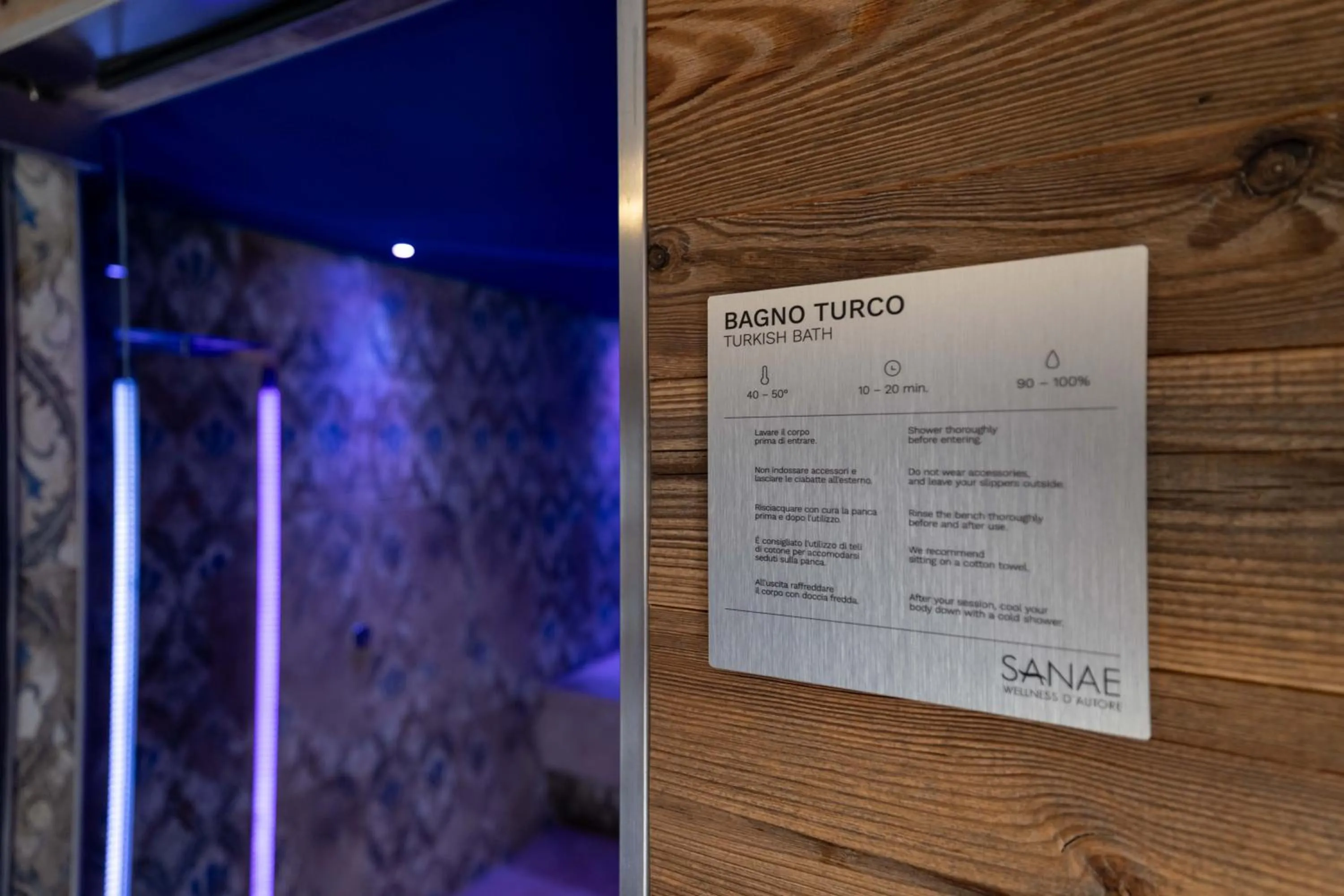 Sauna in Hotel La Montanina