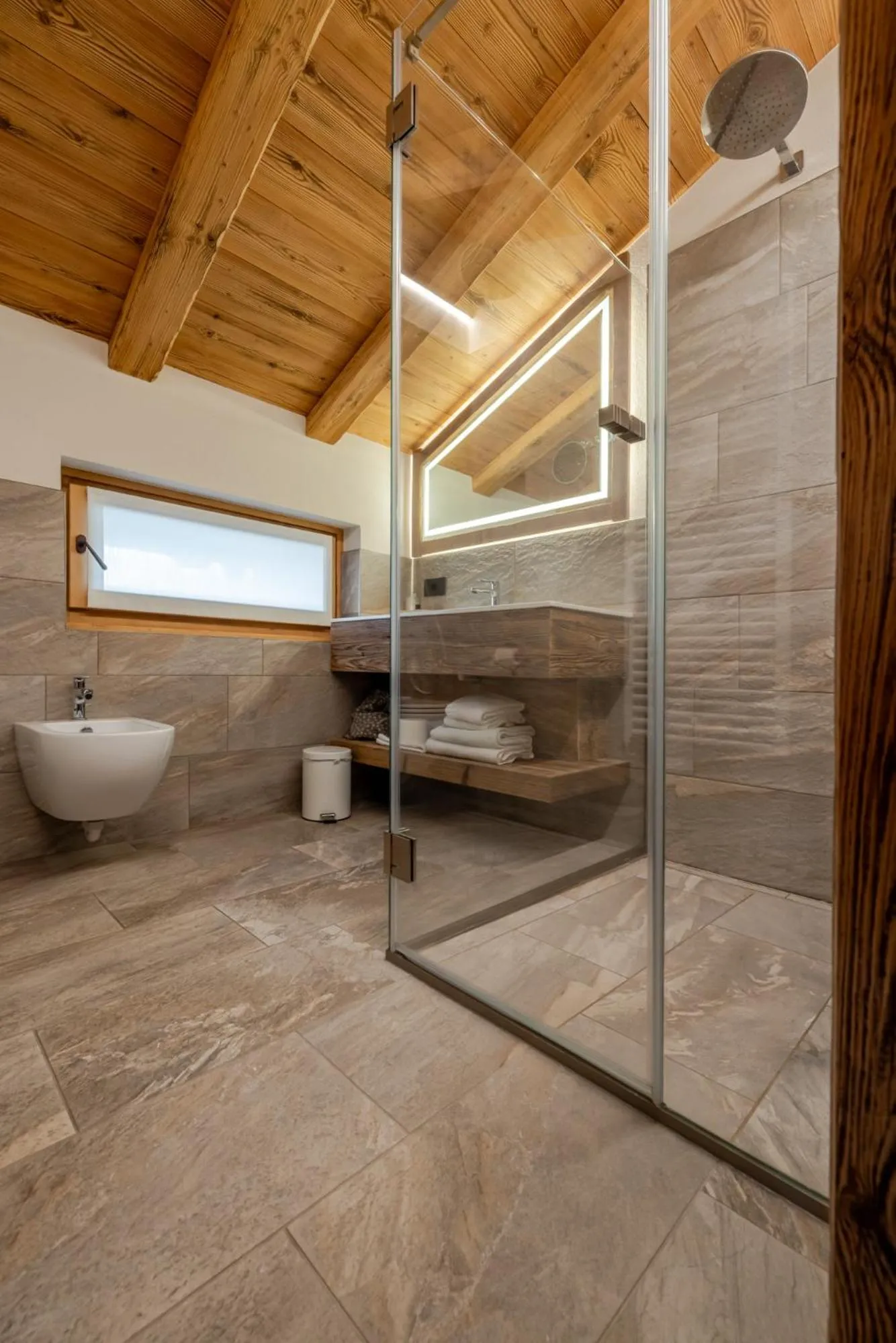 Bathroom in Hotel La Montanina