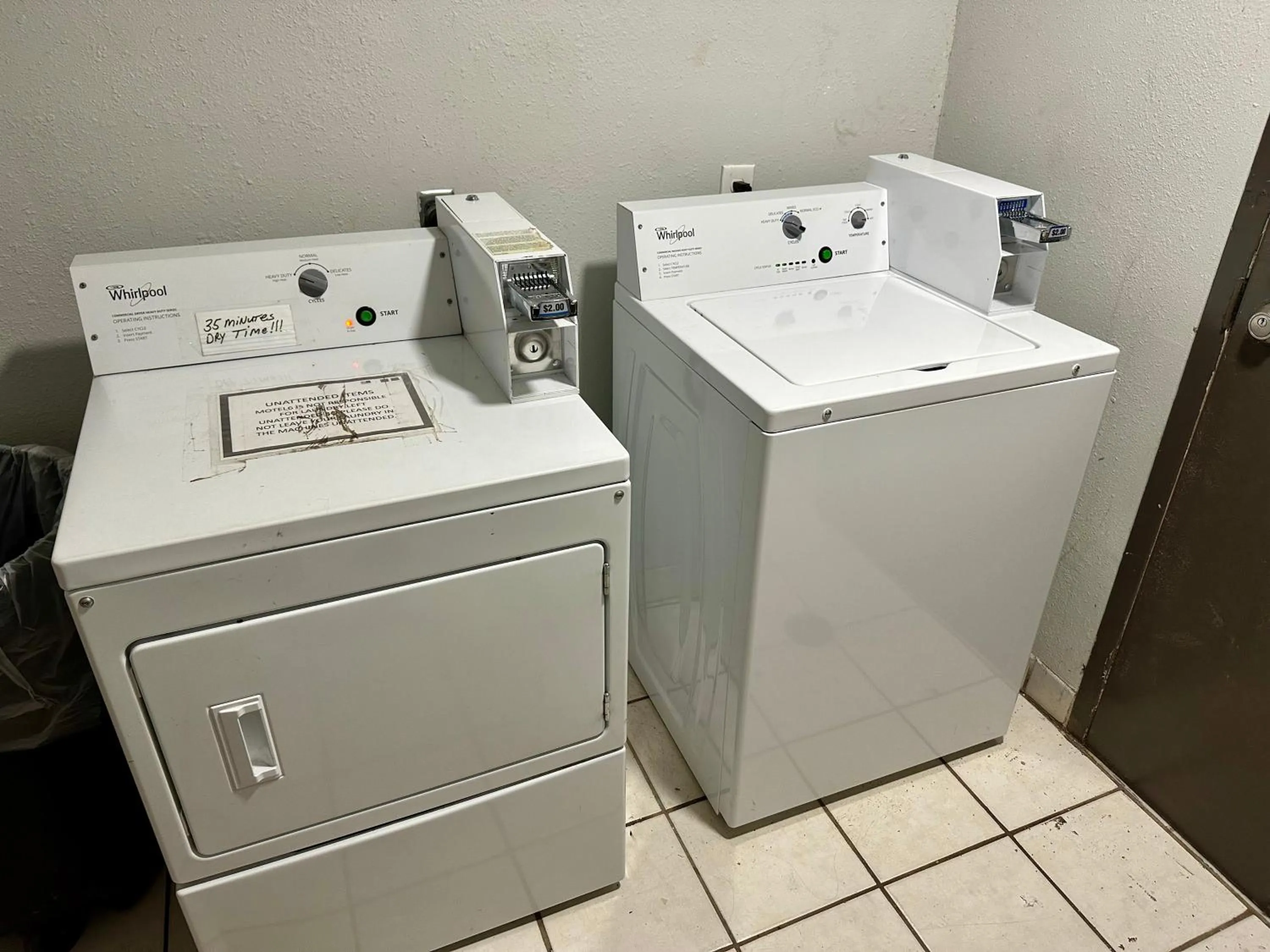 laundry in Motel 6-West Monroe, LA