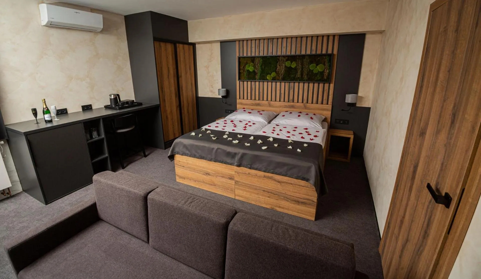 Bed in Hotel Kras