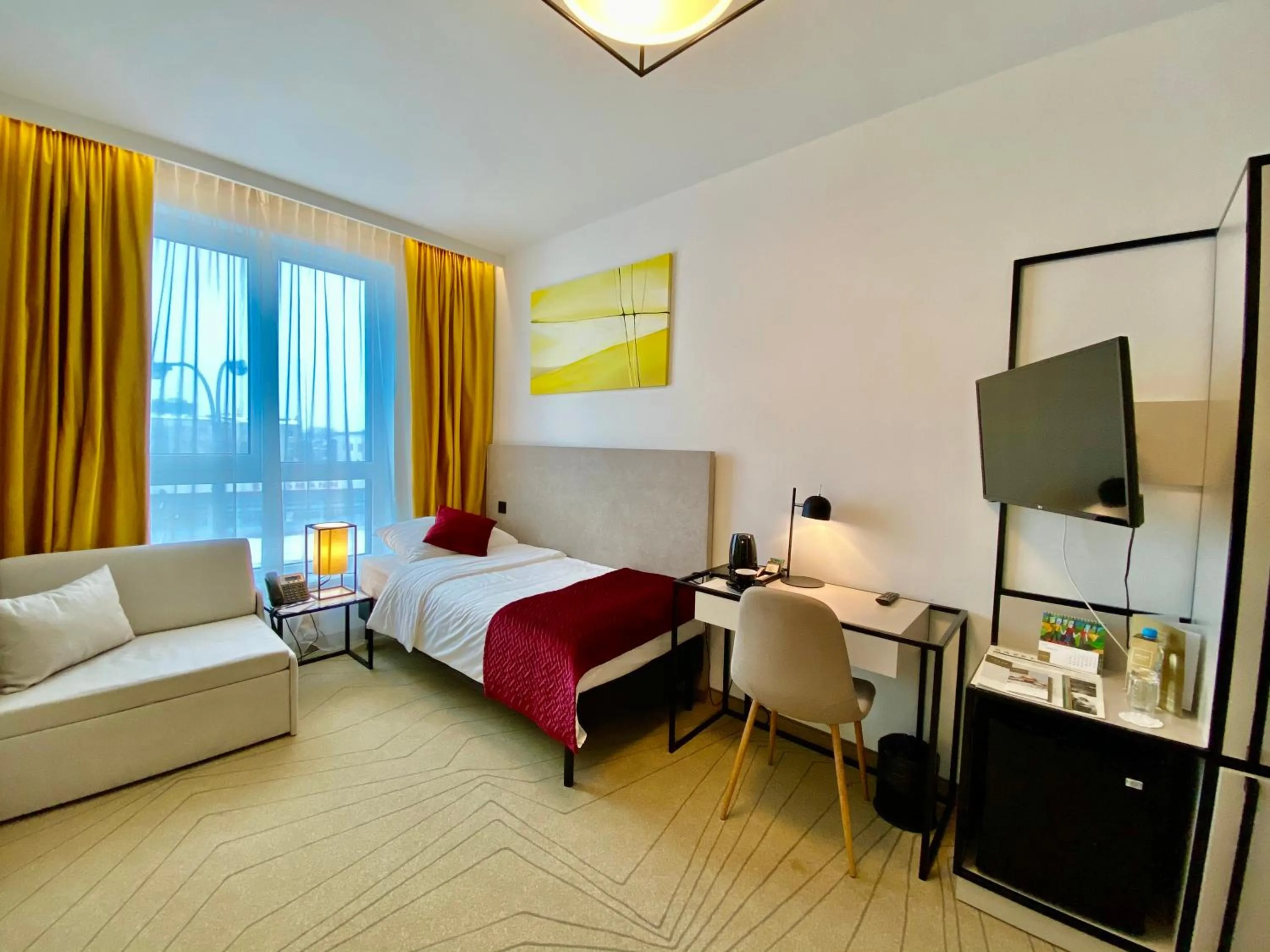 Bedroom, Bed in Arche Hotel Krakowska