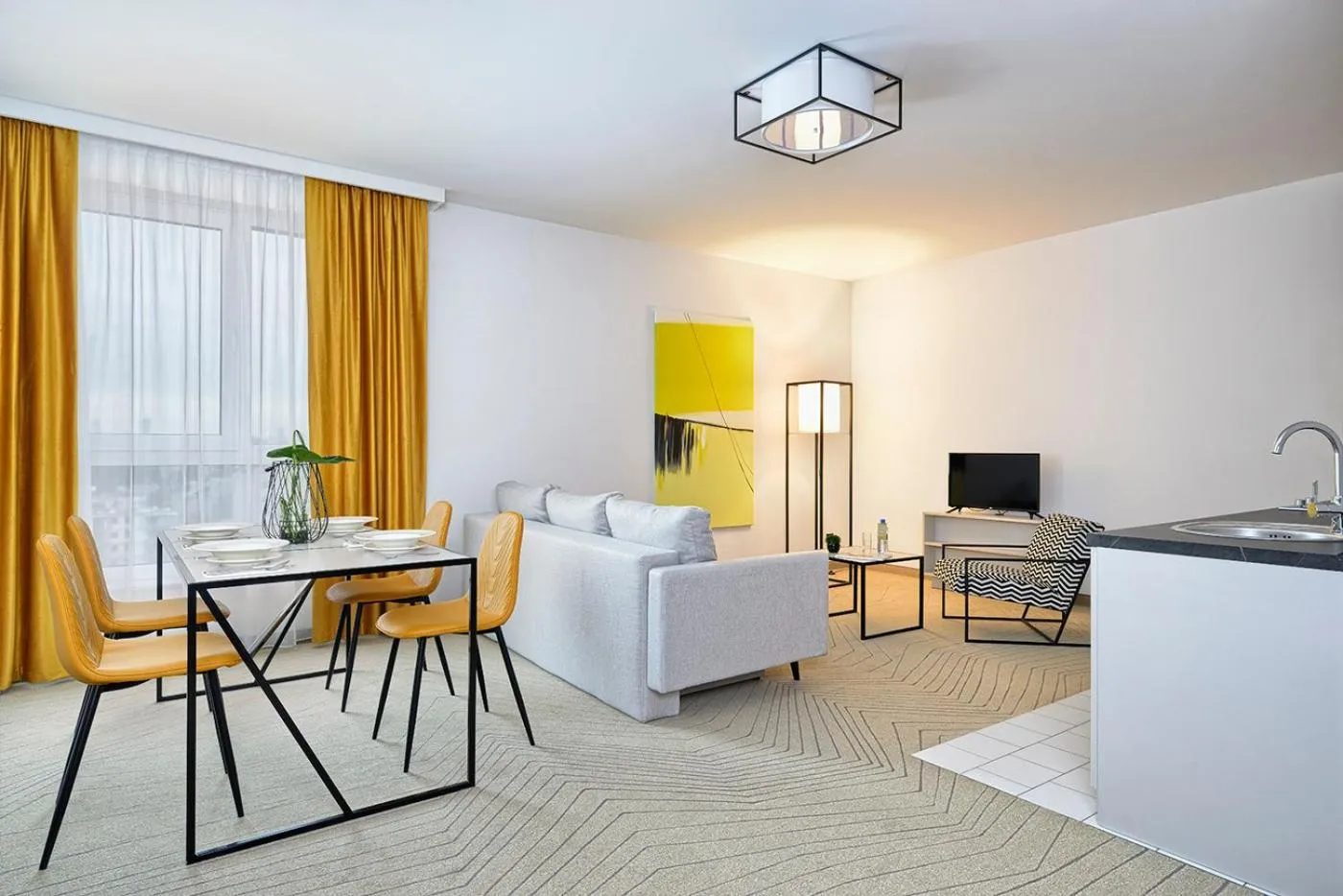 Living room in Arche Hotel Krakowska