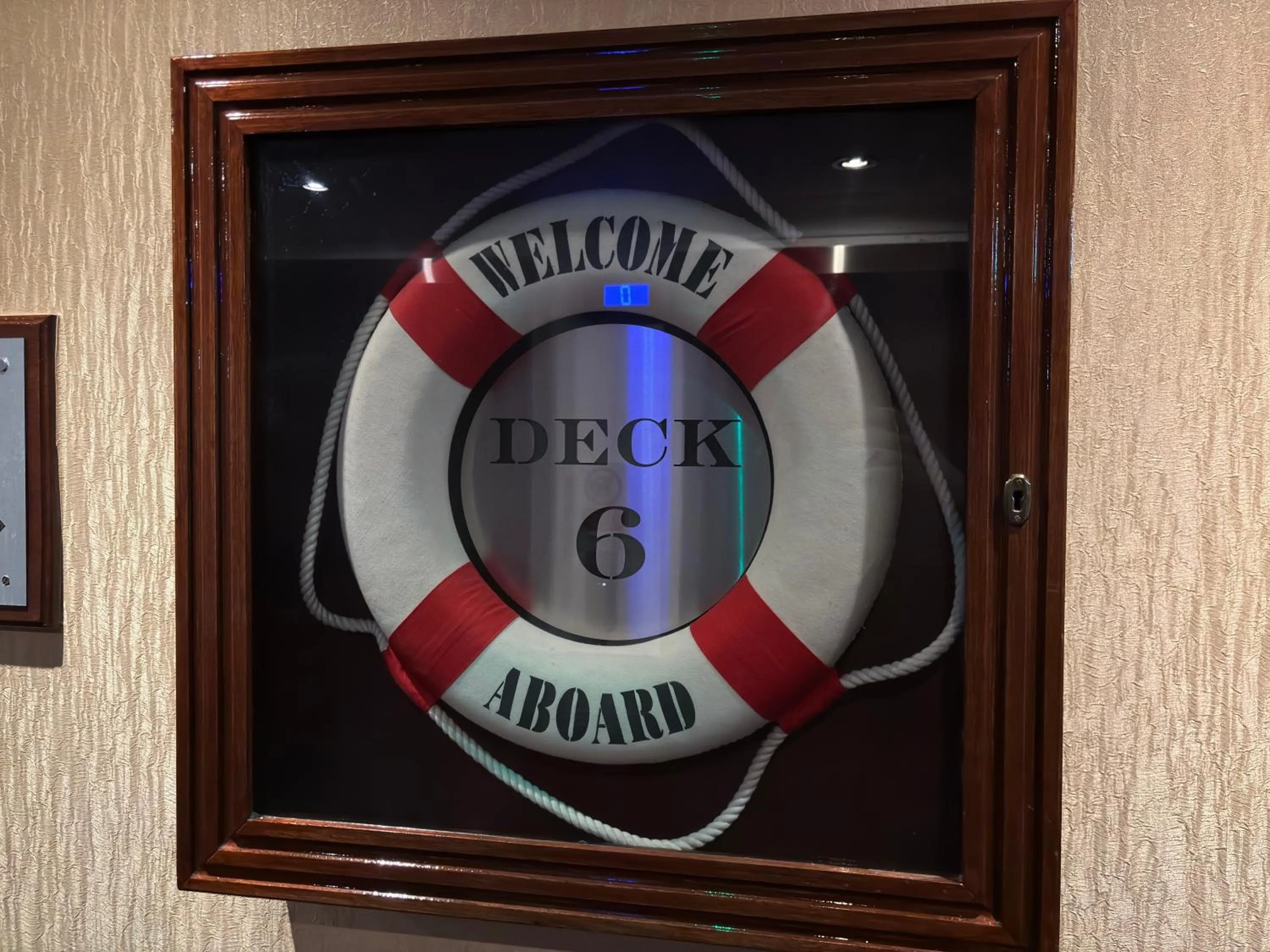 Decorative detail in The Liner at Liverpool