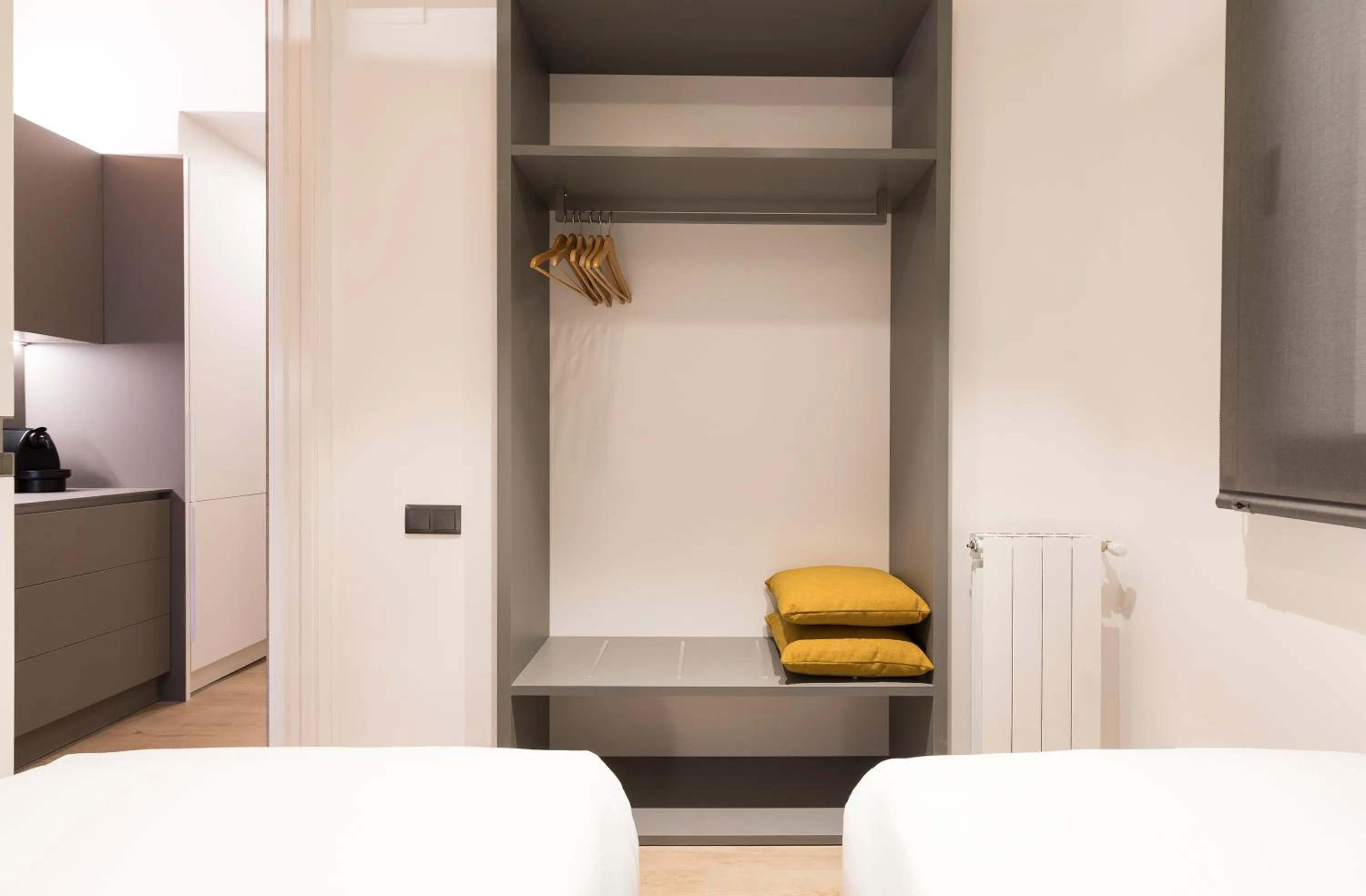 Bed in Aspasios Sagrada Familia Apartments