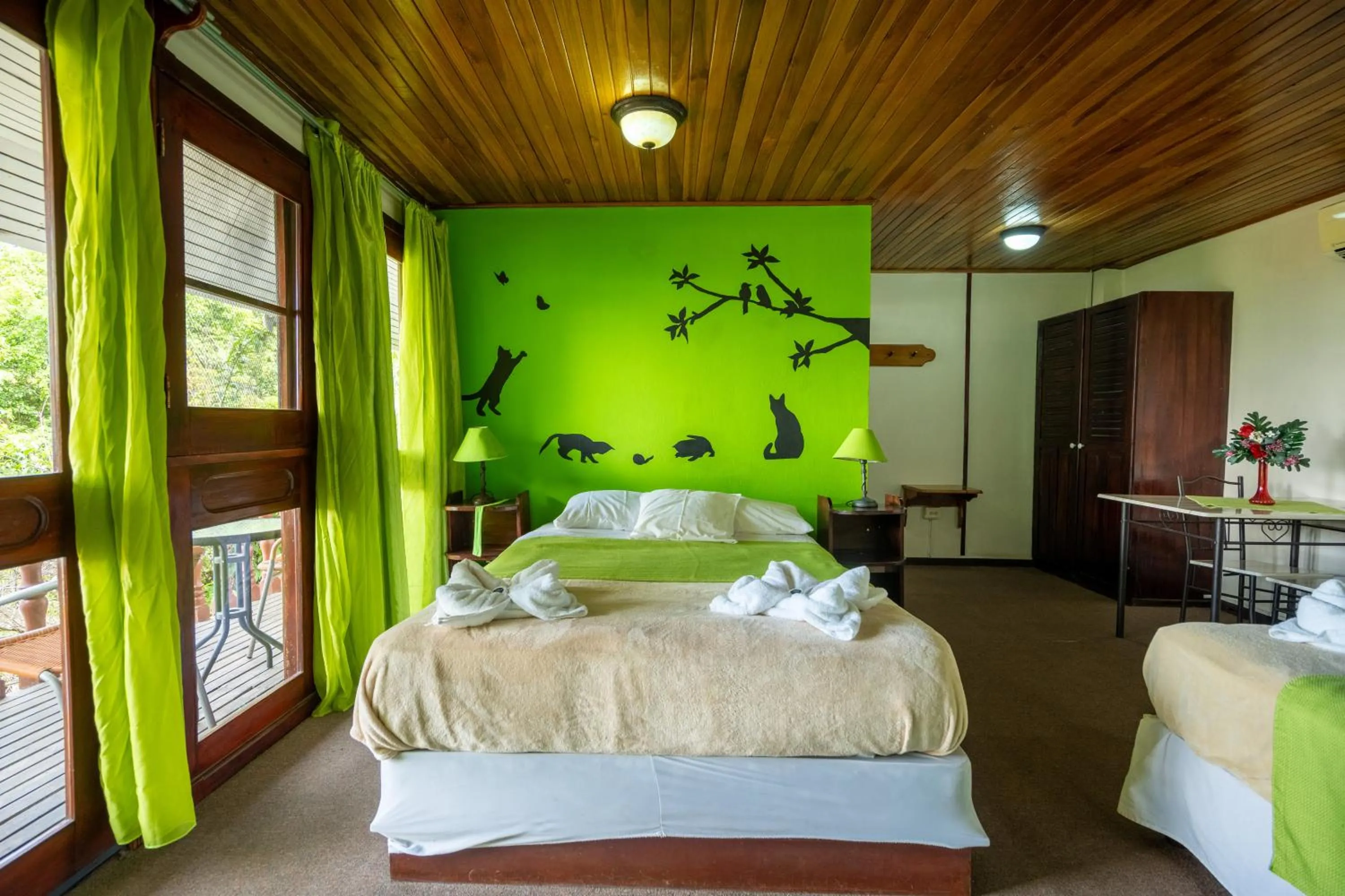 Bedroom, Bed in Adventure Park & Hotel Vista Golfo