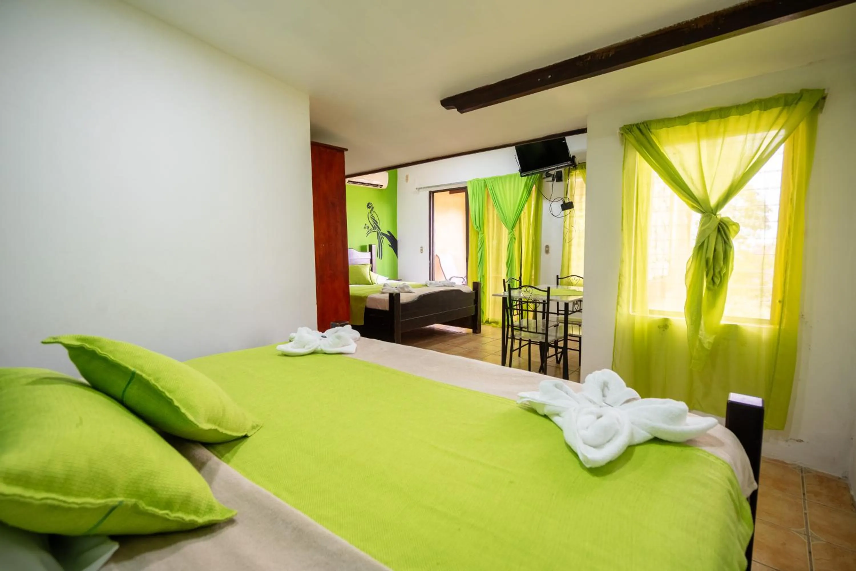 Bedroom, Bed in Adventure Park & Hotel Vista Golfo