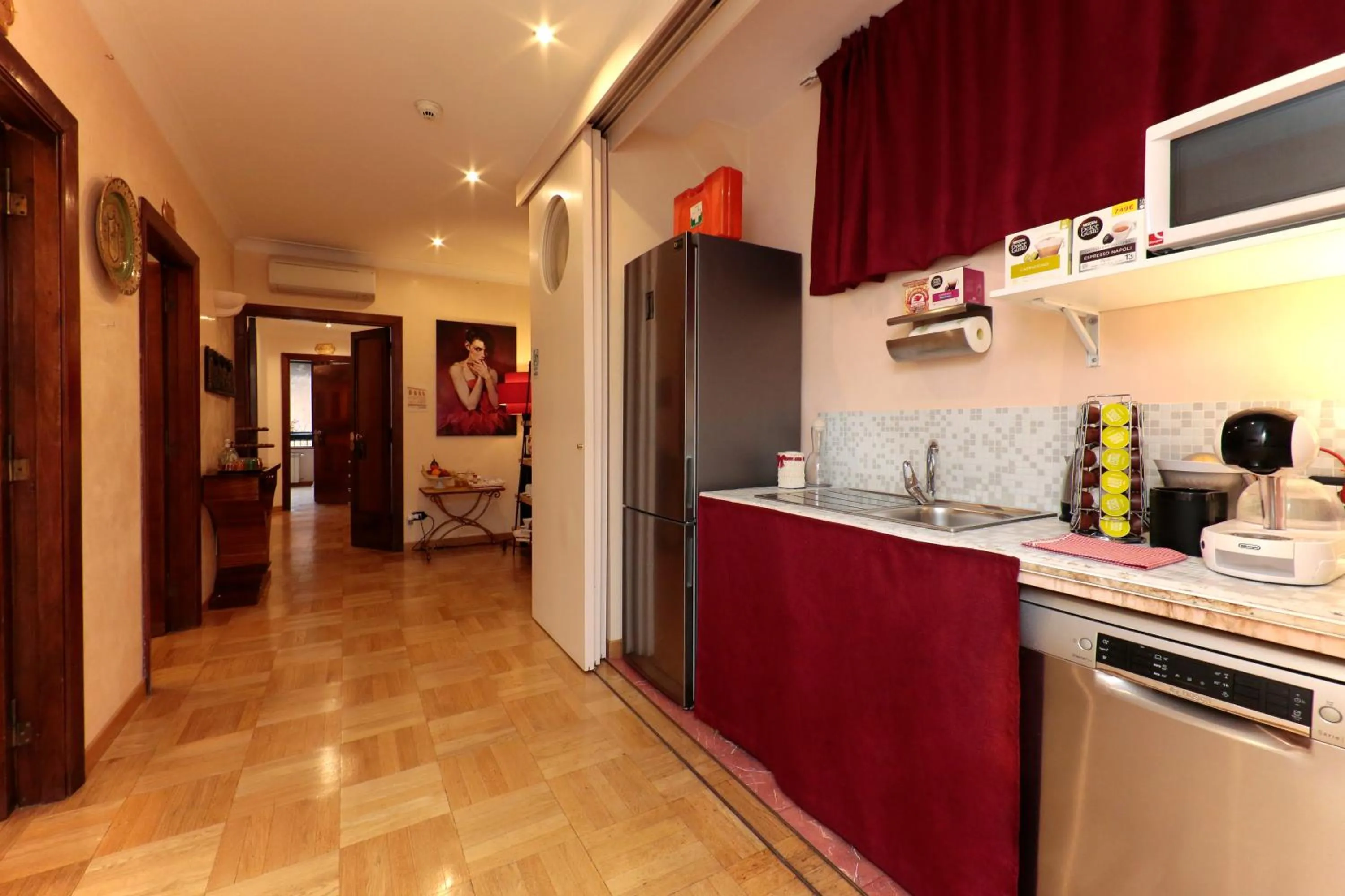 Communal kitchen in Residenza Delle Arti