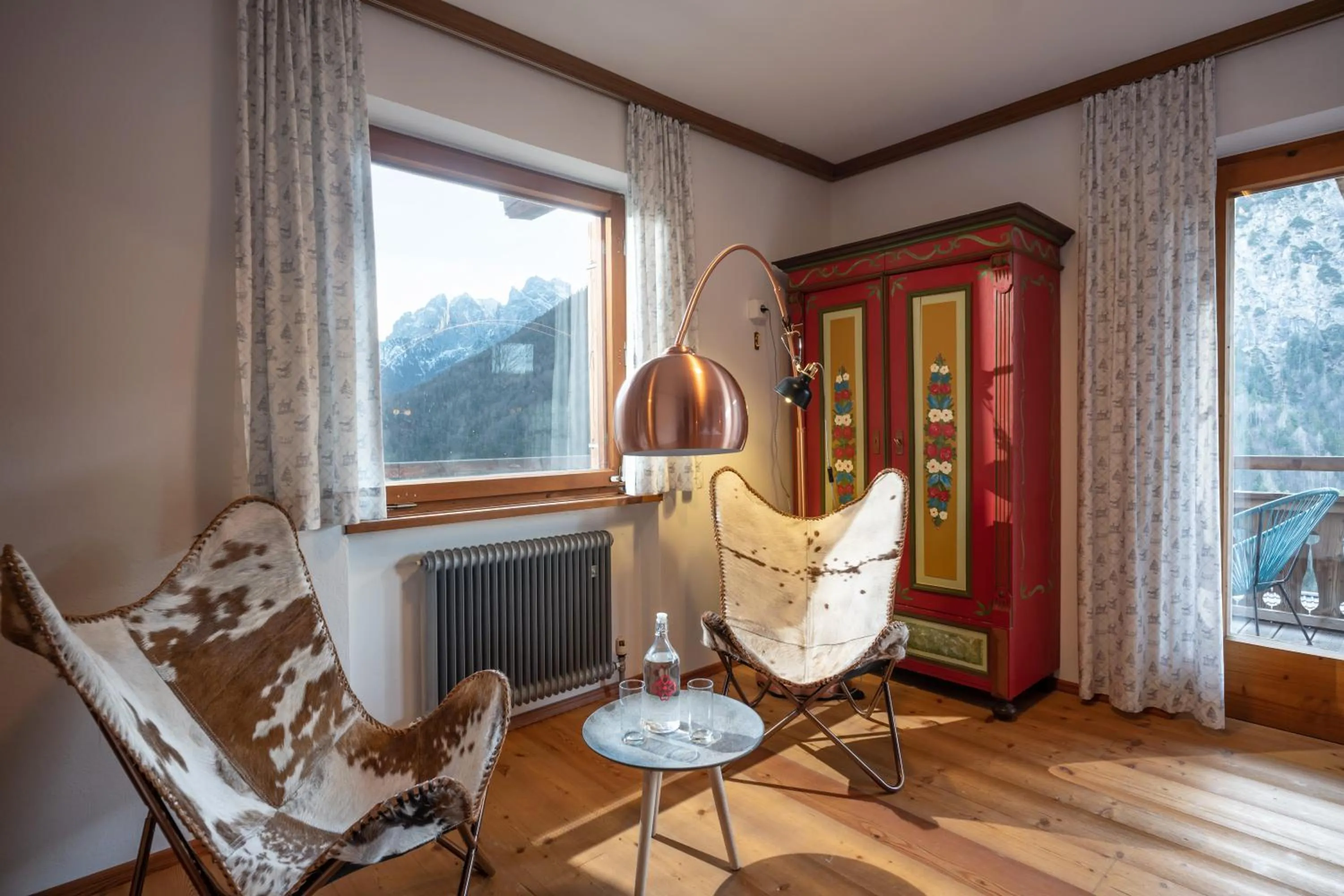 Seating area in Berg'k'hof Kaisertal - Alpine Hideaway