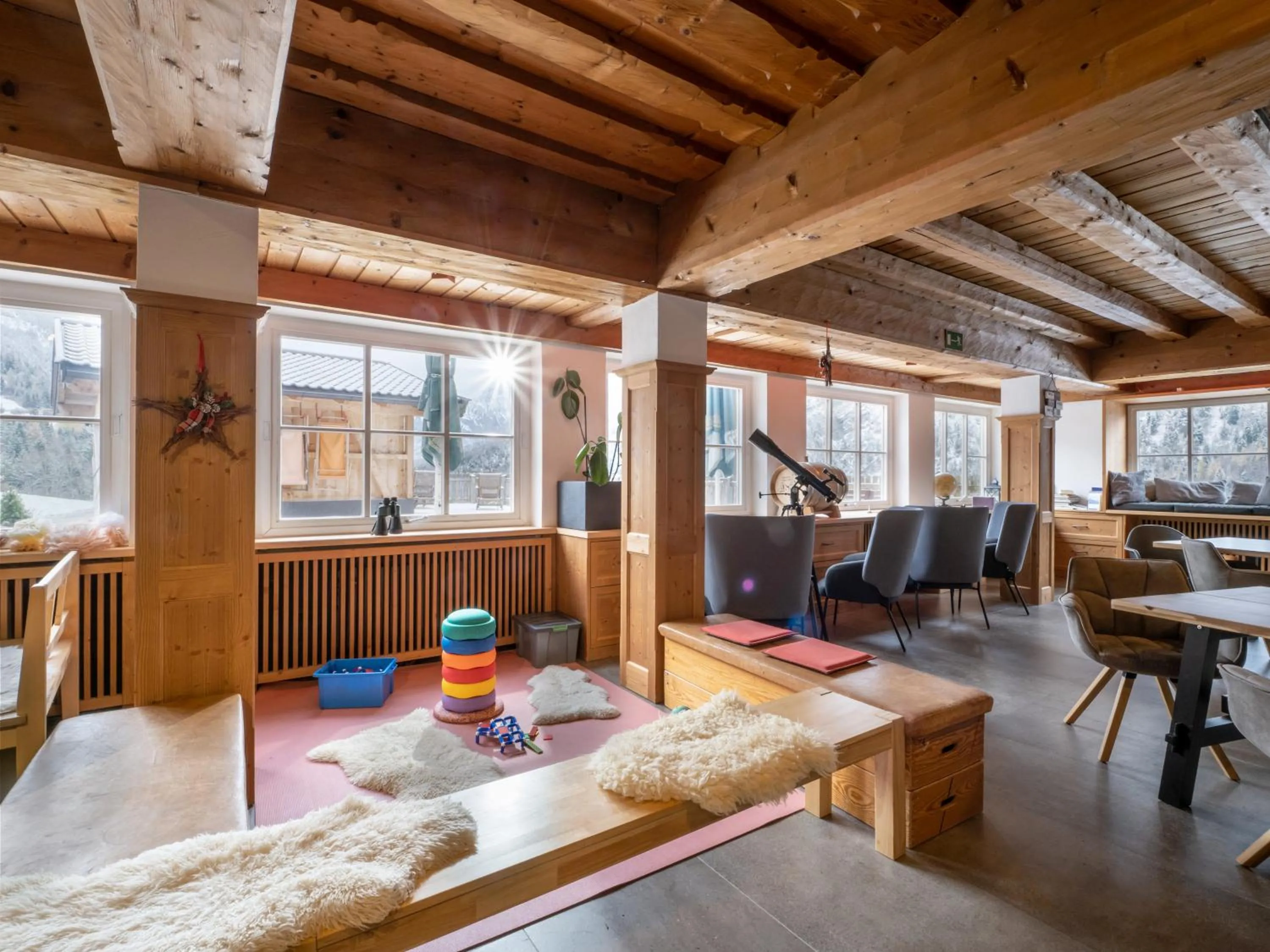 Children play ground in Berg'k'hof Kaisertal - Alpine Hideaway