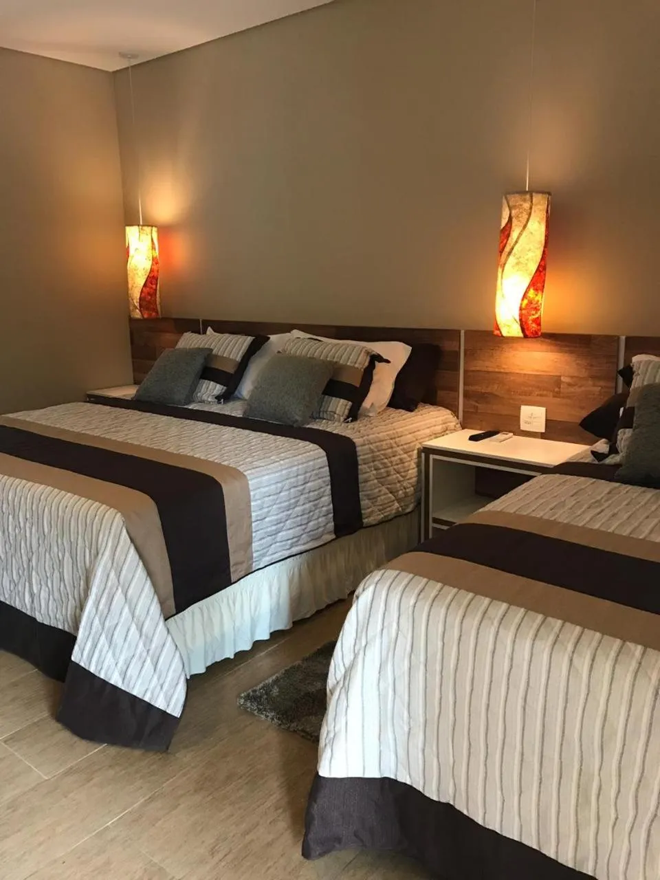 Bed in Amoreiras Hotel Pousada