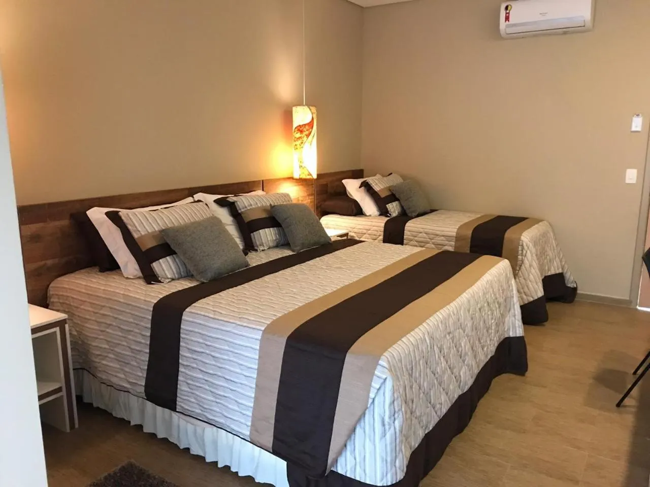 Bed in Amoreiras Hotel Pousada