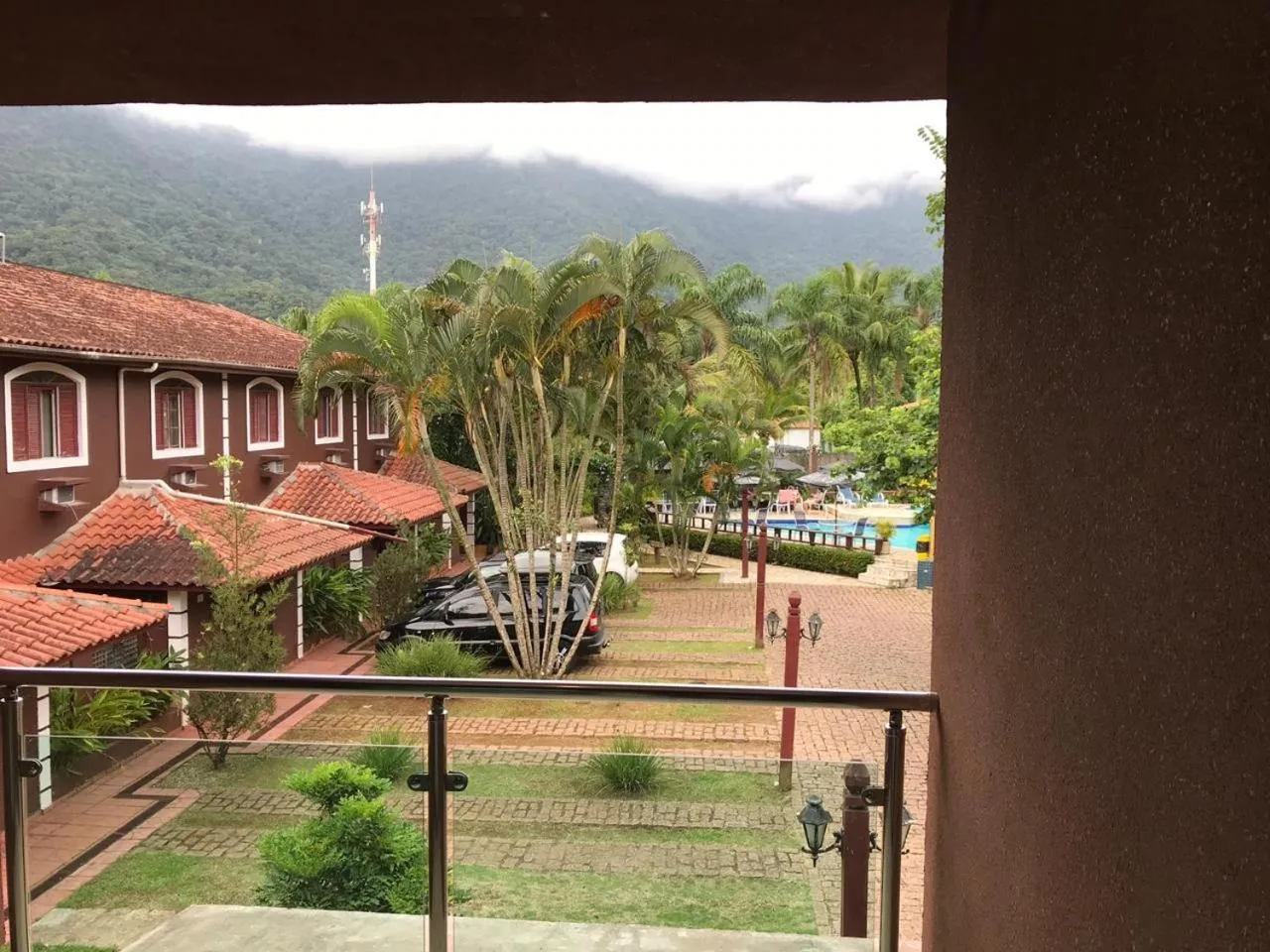 Pool view in Amoreiras Hotel Pousada