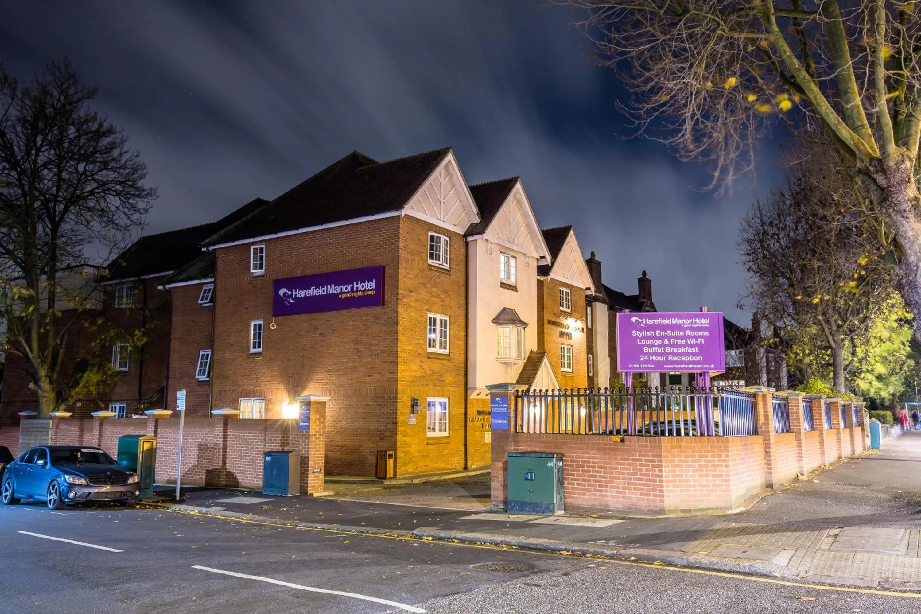 Property building in Harefield Manor Hotel