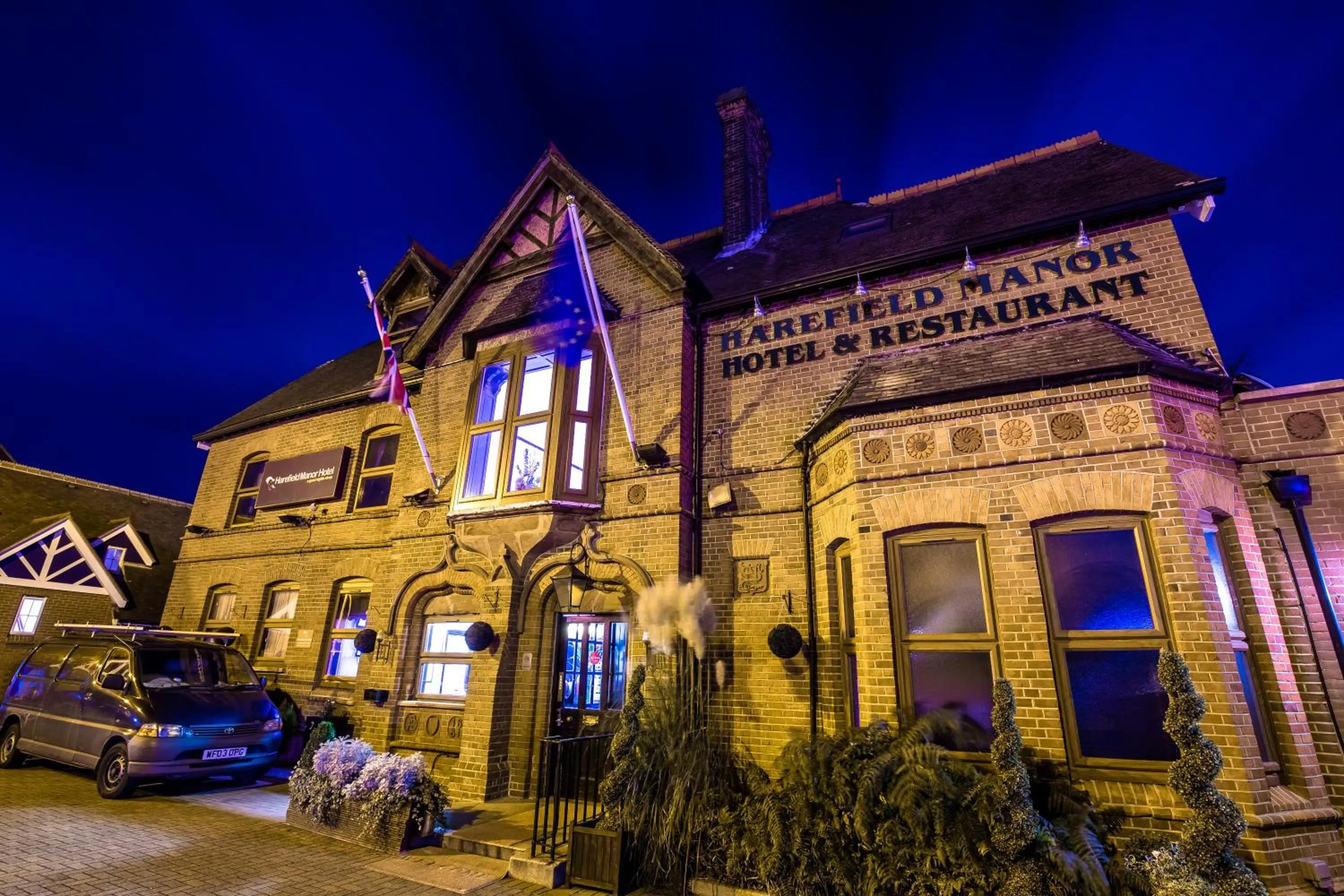 Property building in Harefield Manor Hotel