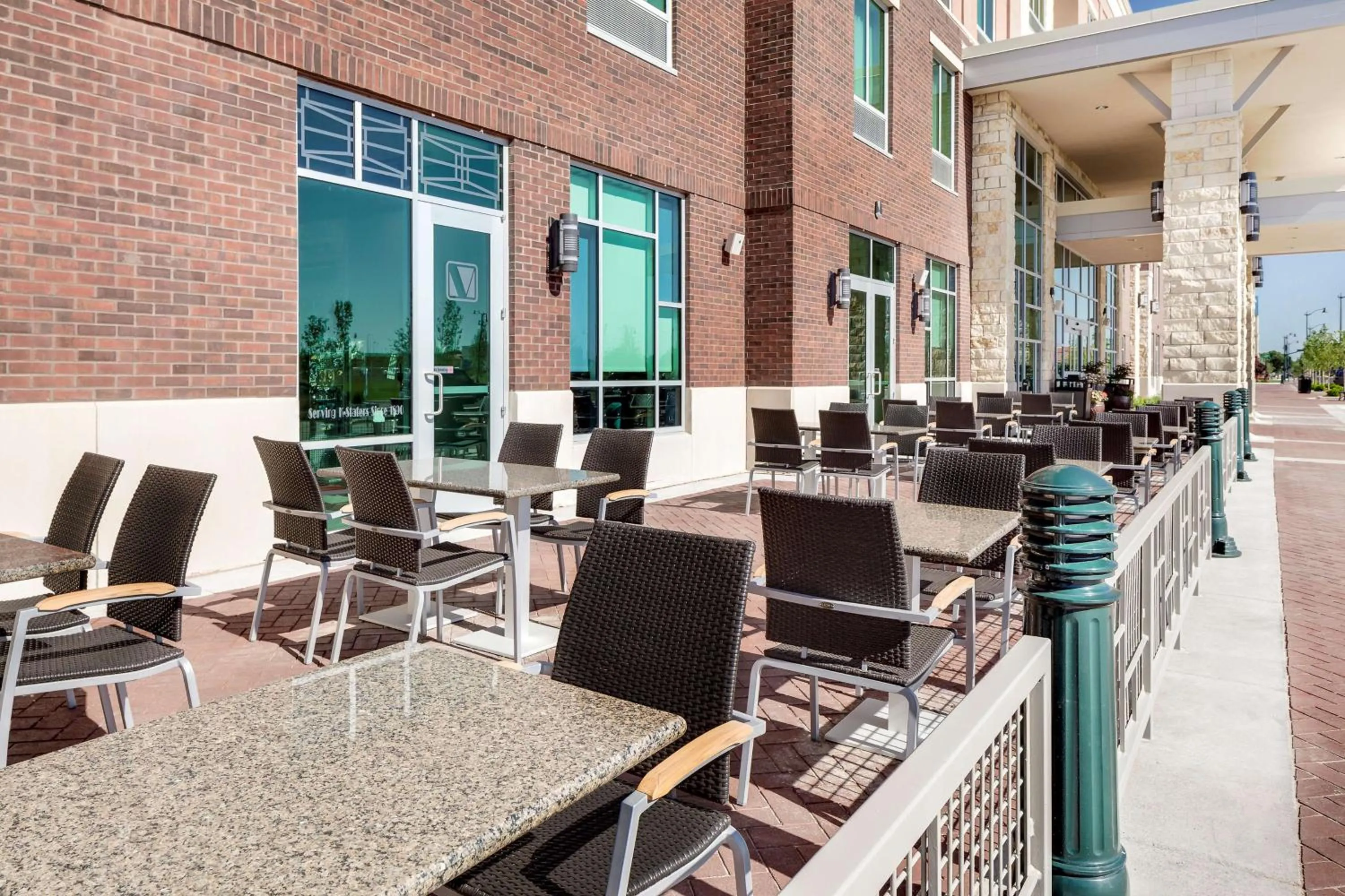 Patio in Hilton Garden Inn Manhattan Kansas