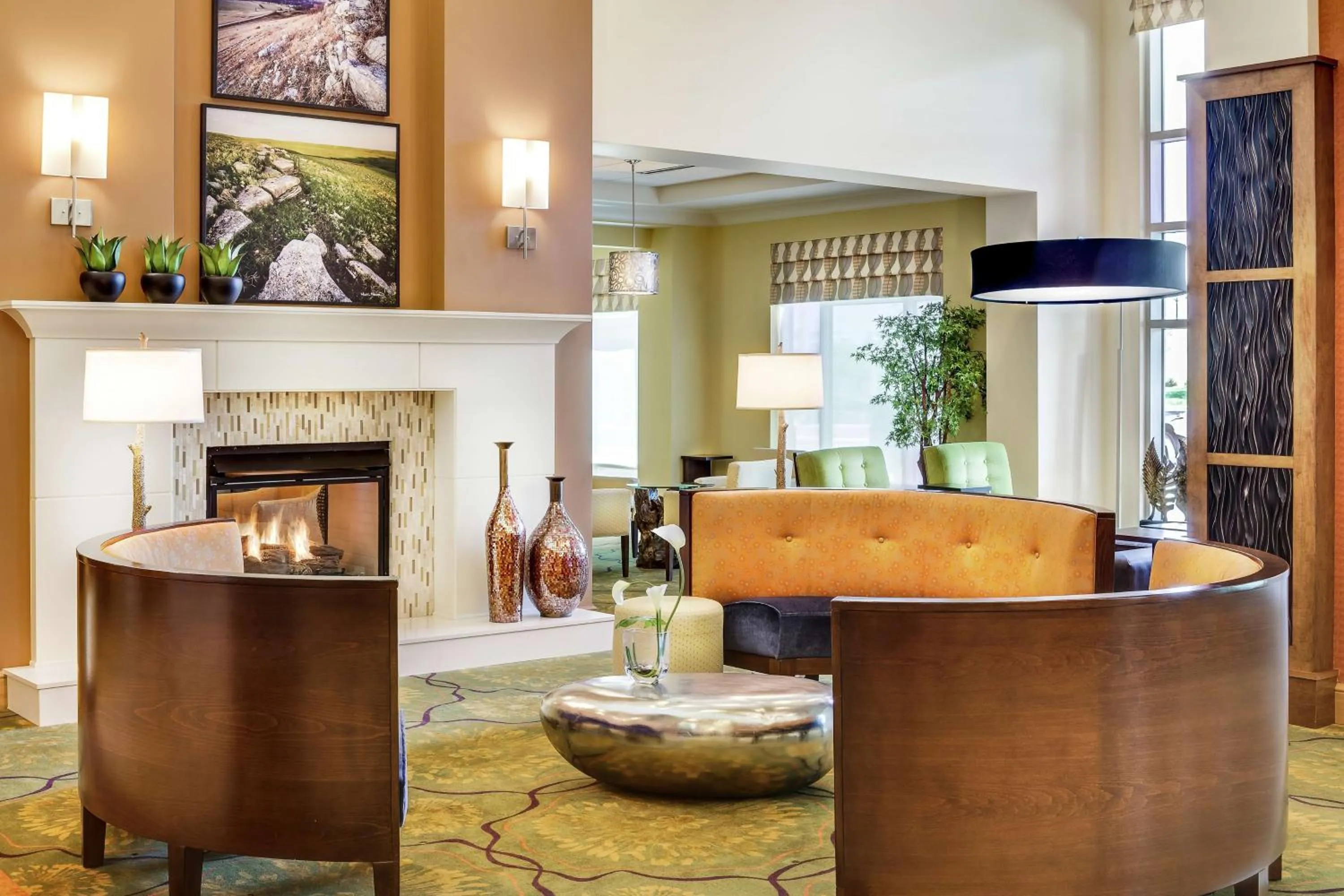 Lobby or reception in Hilton Garden Inn Manhattan Kansas