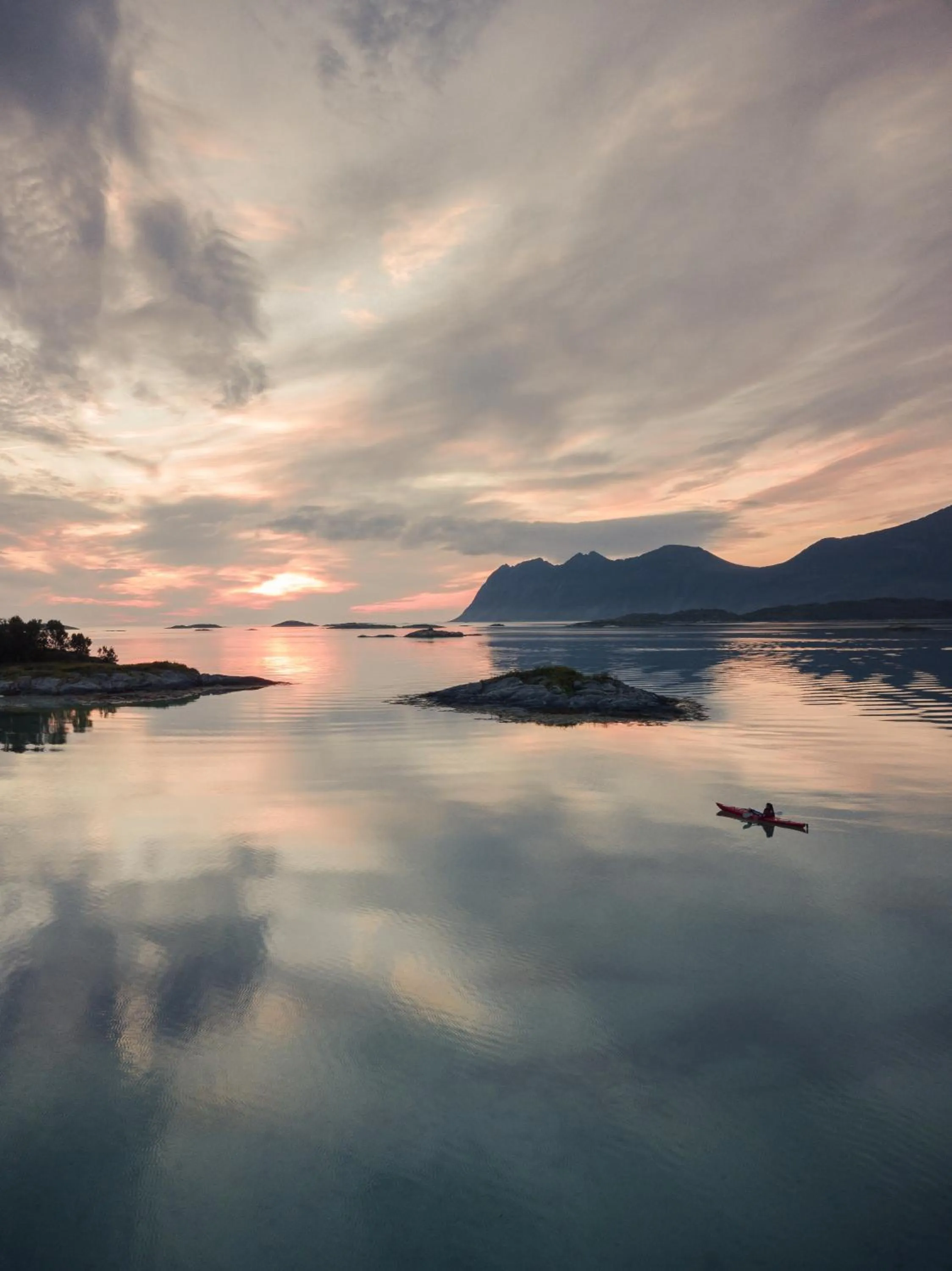 Sunset in Skagi Bed & Lodge