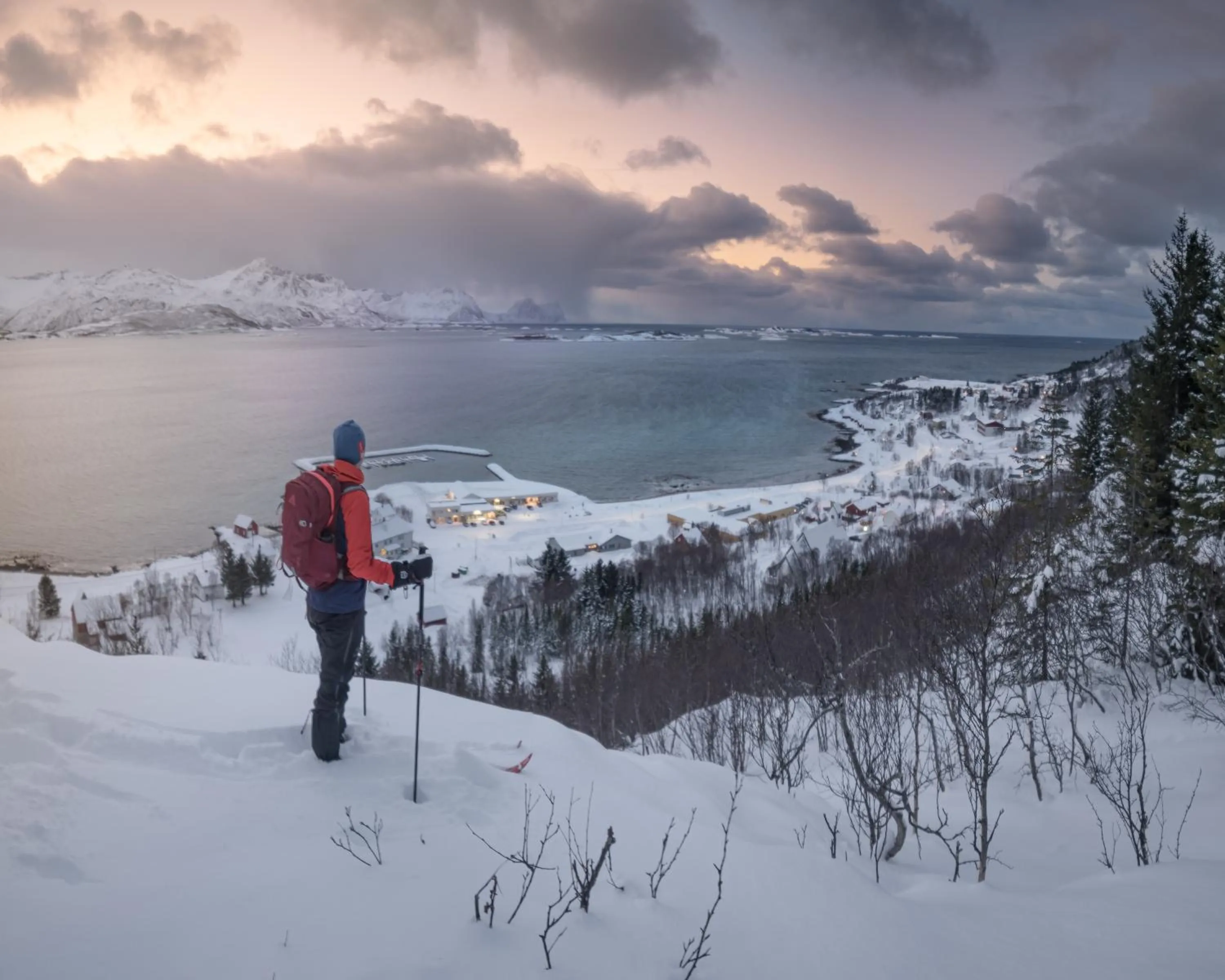 Natural landscape in Skagi Bed & Lodge