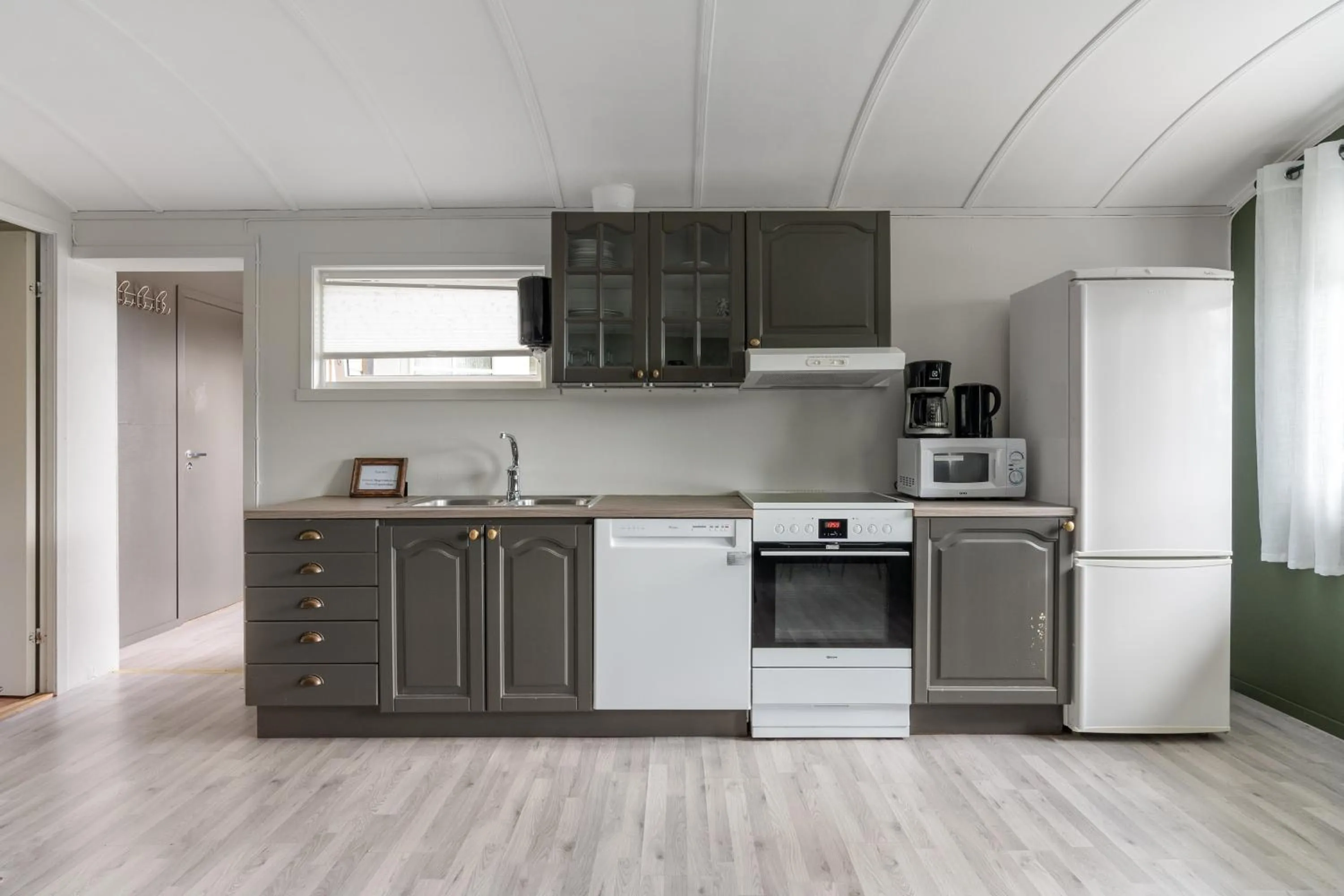 Kitchen or kitchenette in Skagi Bed & Lodge