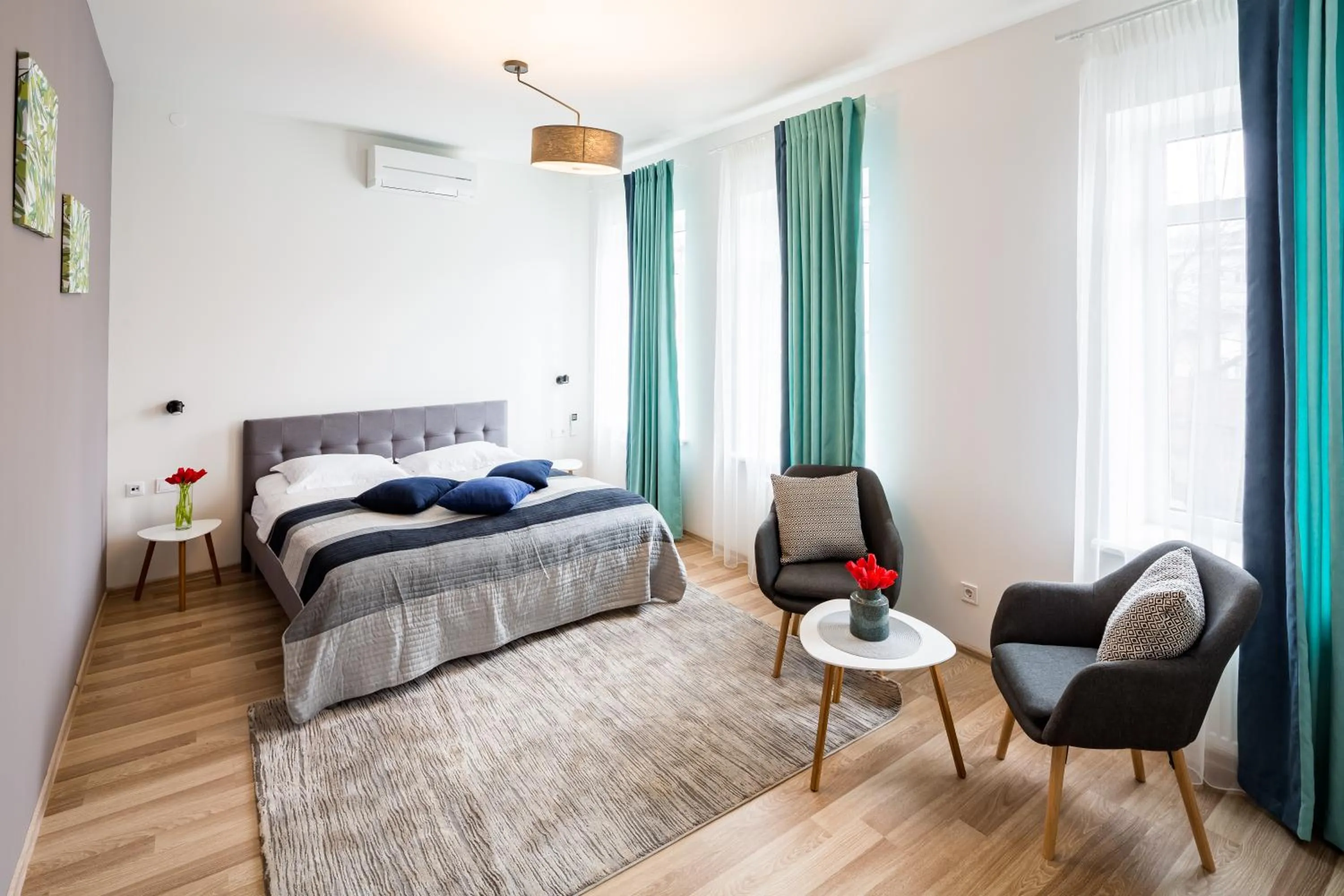 Bedroom, Bed in Apart Hotel Code 10