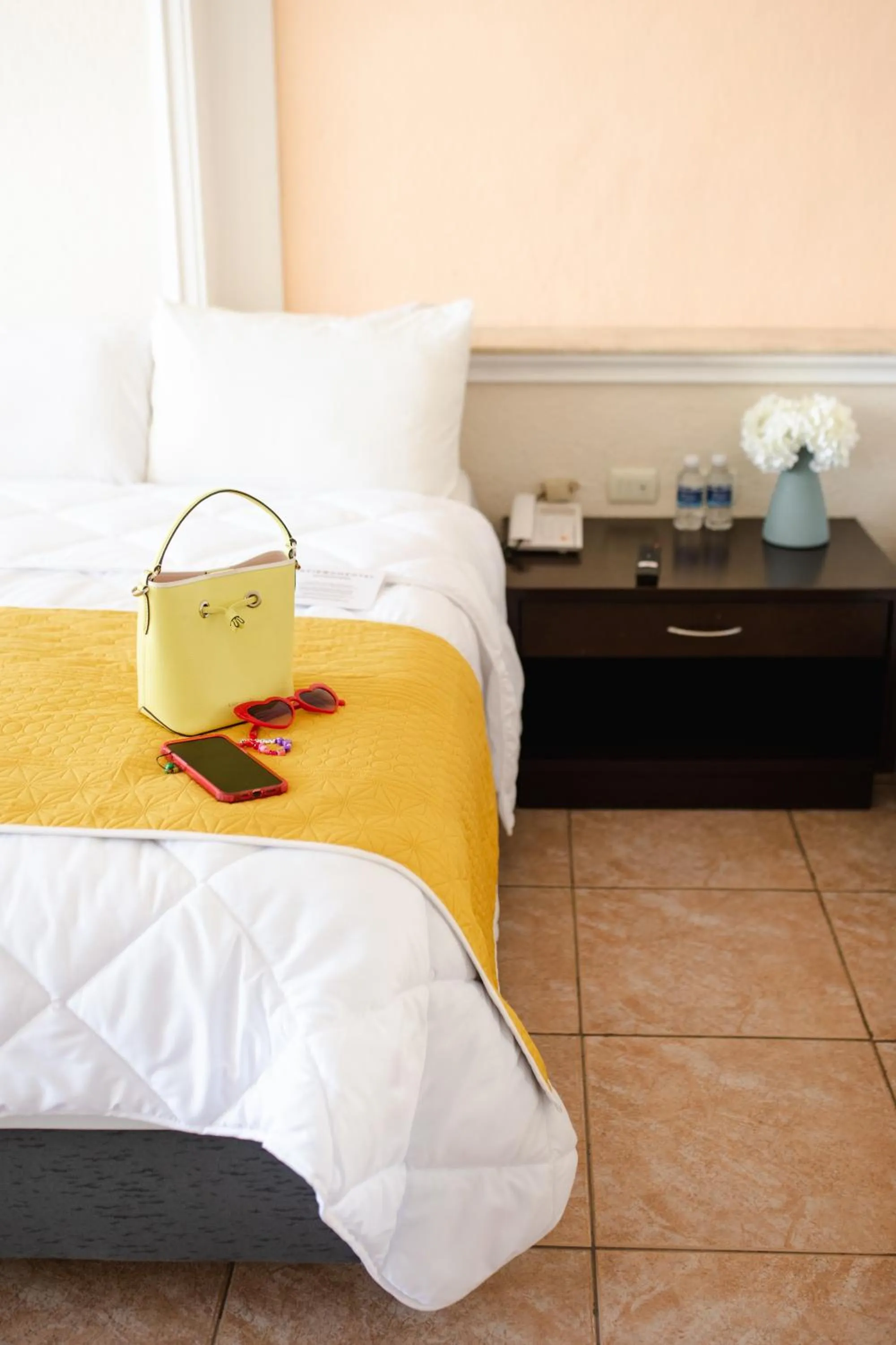 Bed in Hotel Los Aluxes