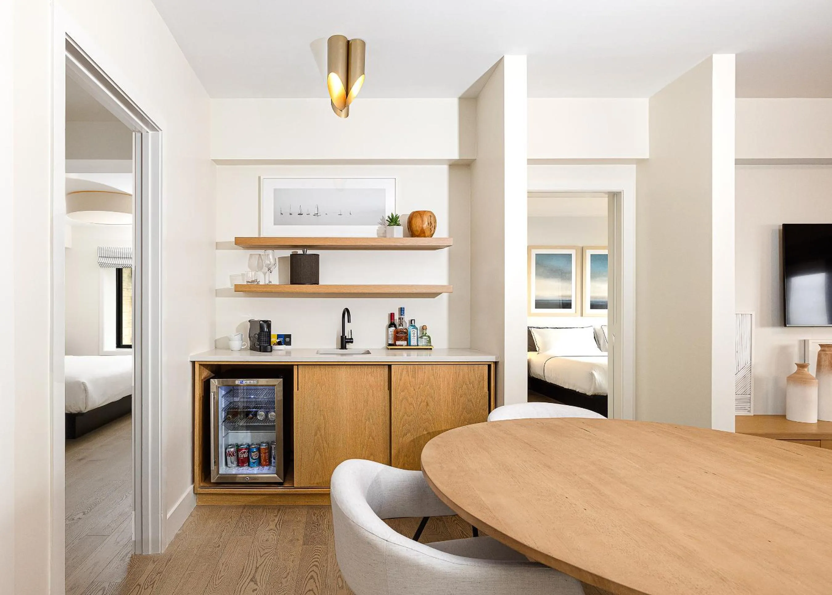 Bed in Gurney's Montauk Resort & Seawater Spa