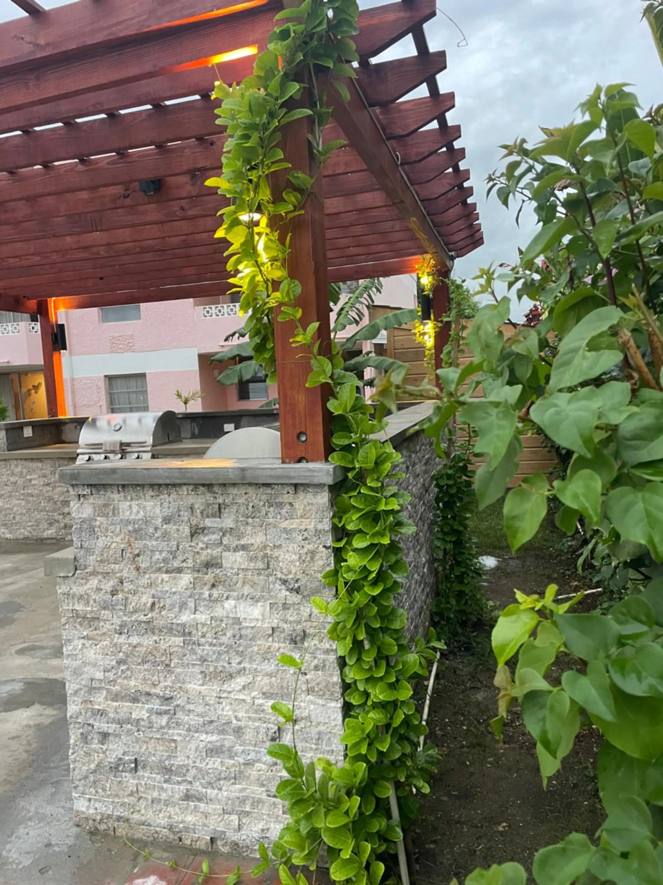 BBQ facilities in The Monteray Hotel