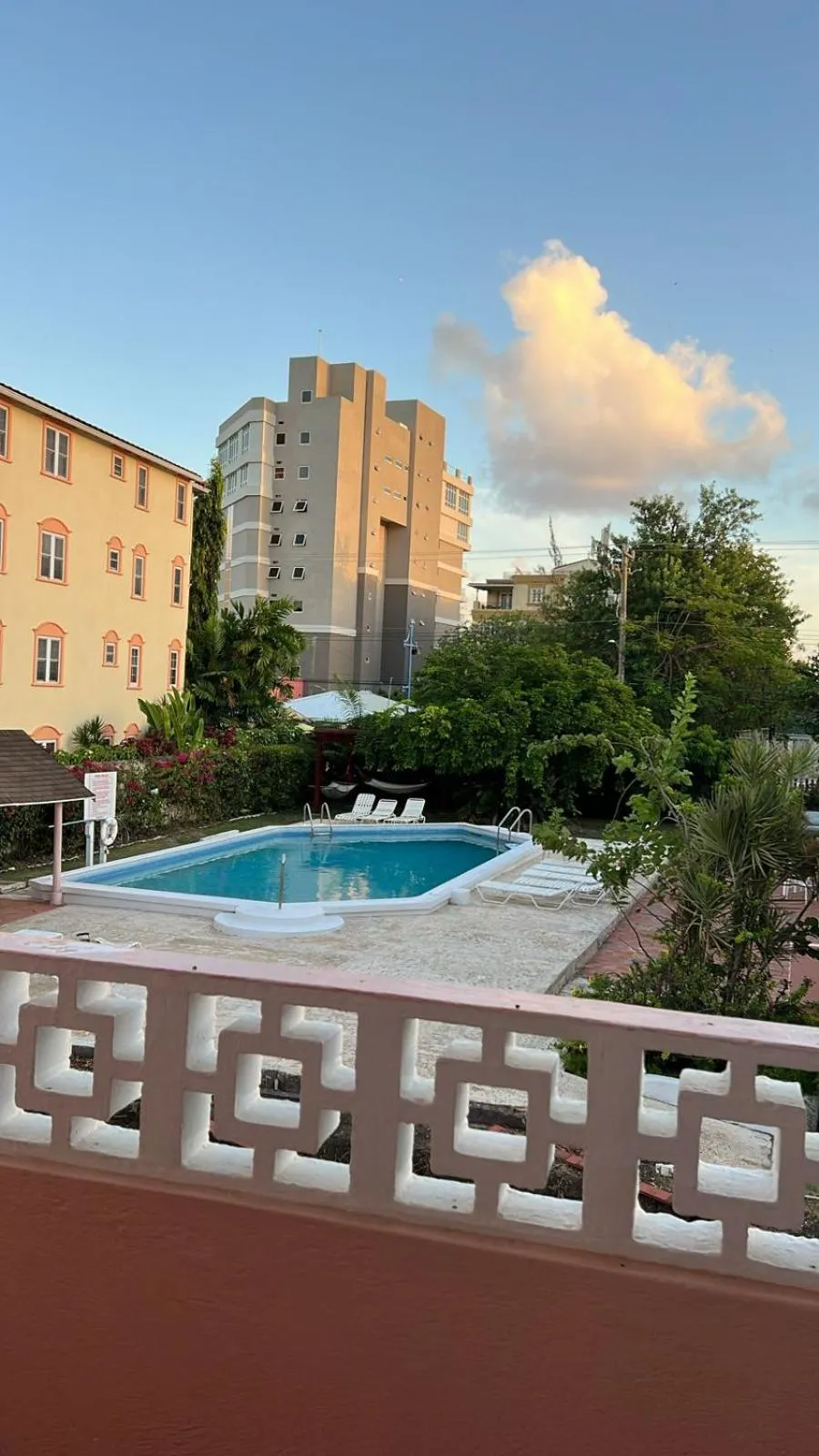 Pool view in The Monteray Hotel