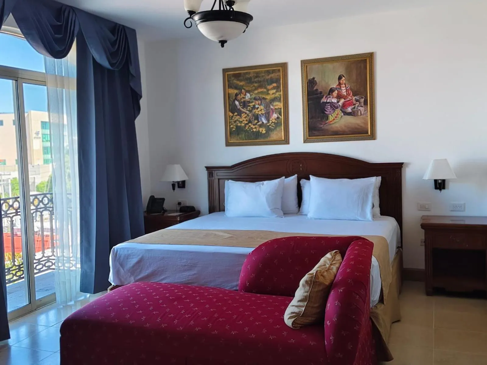 Bed in Hotel Hacienda Real