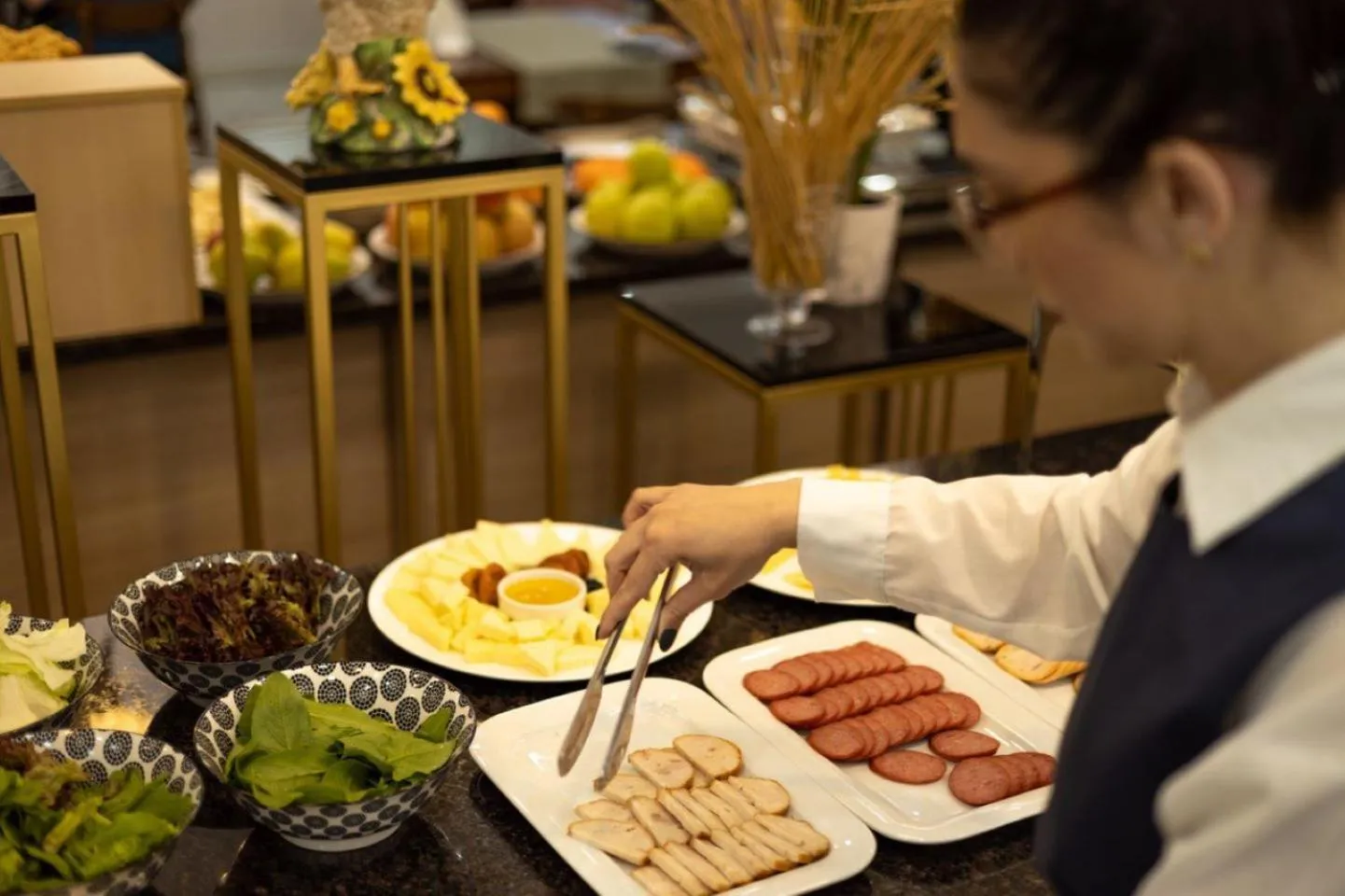 Breakfast in Navruz Hotel Tashkent