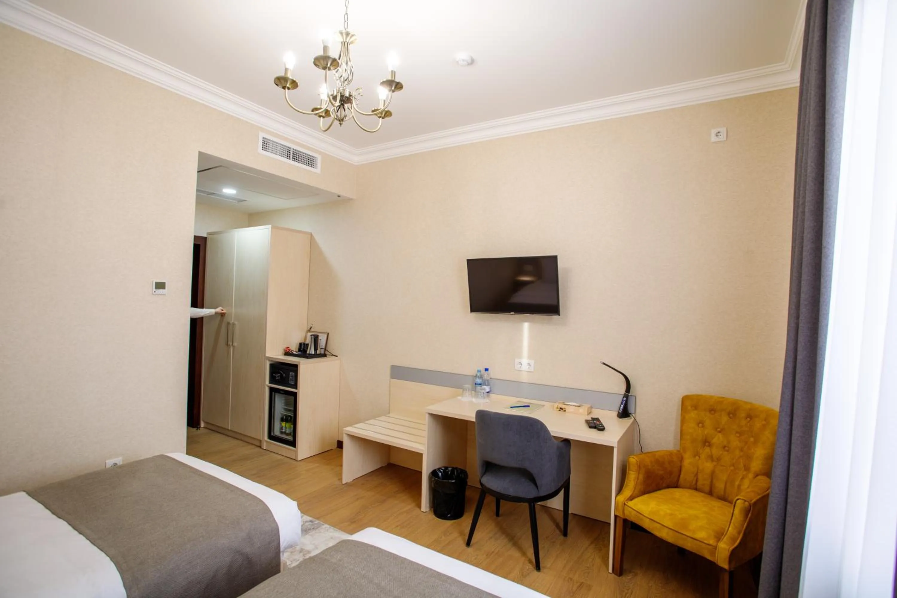 Bed in Navruz Hotel Tashkent