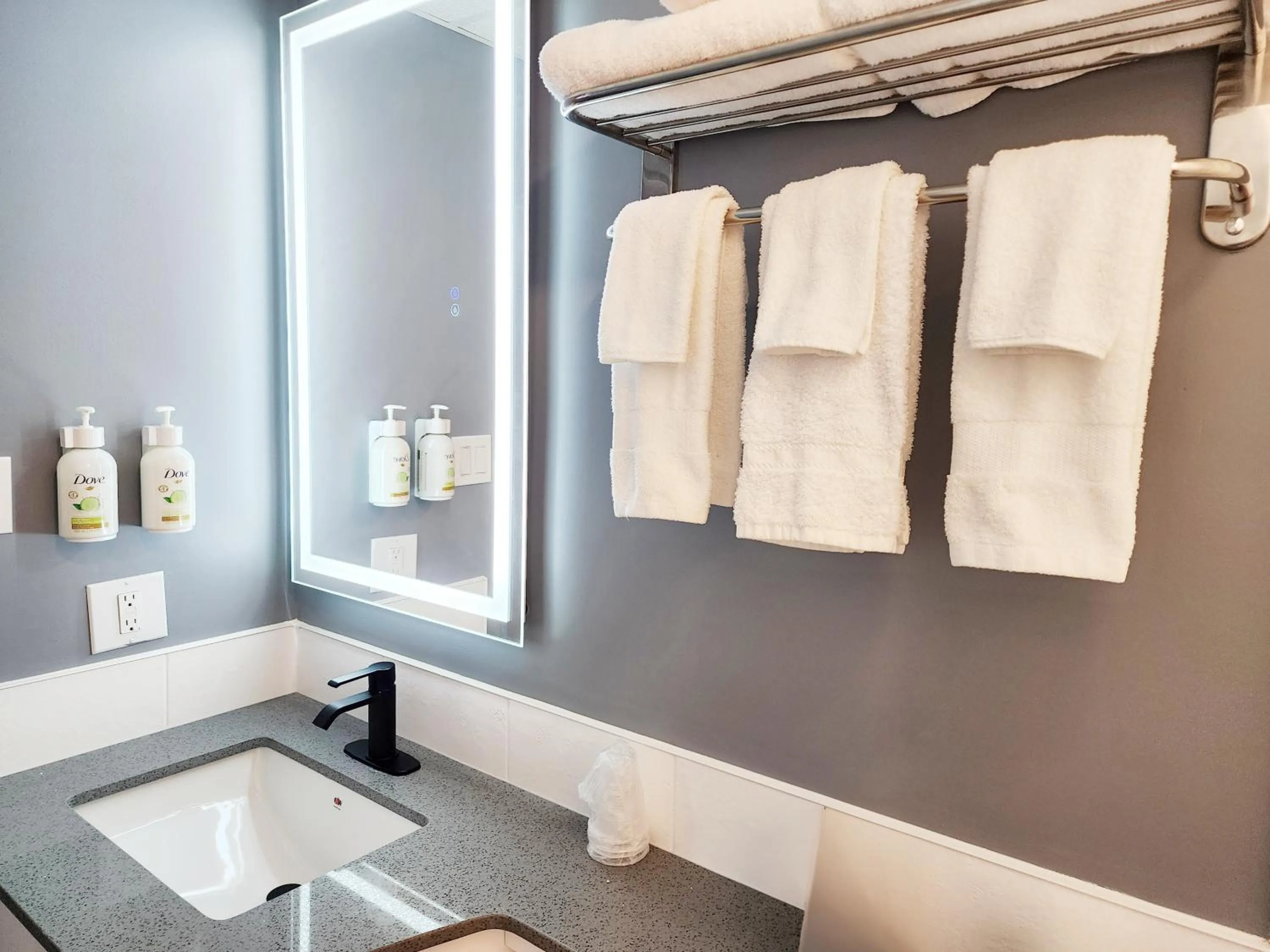 Bathroom in Days Inn & Conference Centre by Wyndham Camrose Norsemen