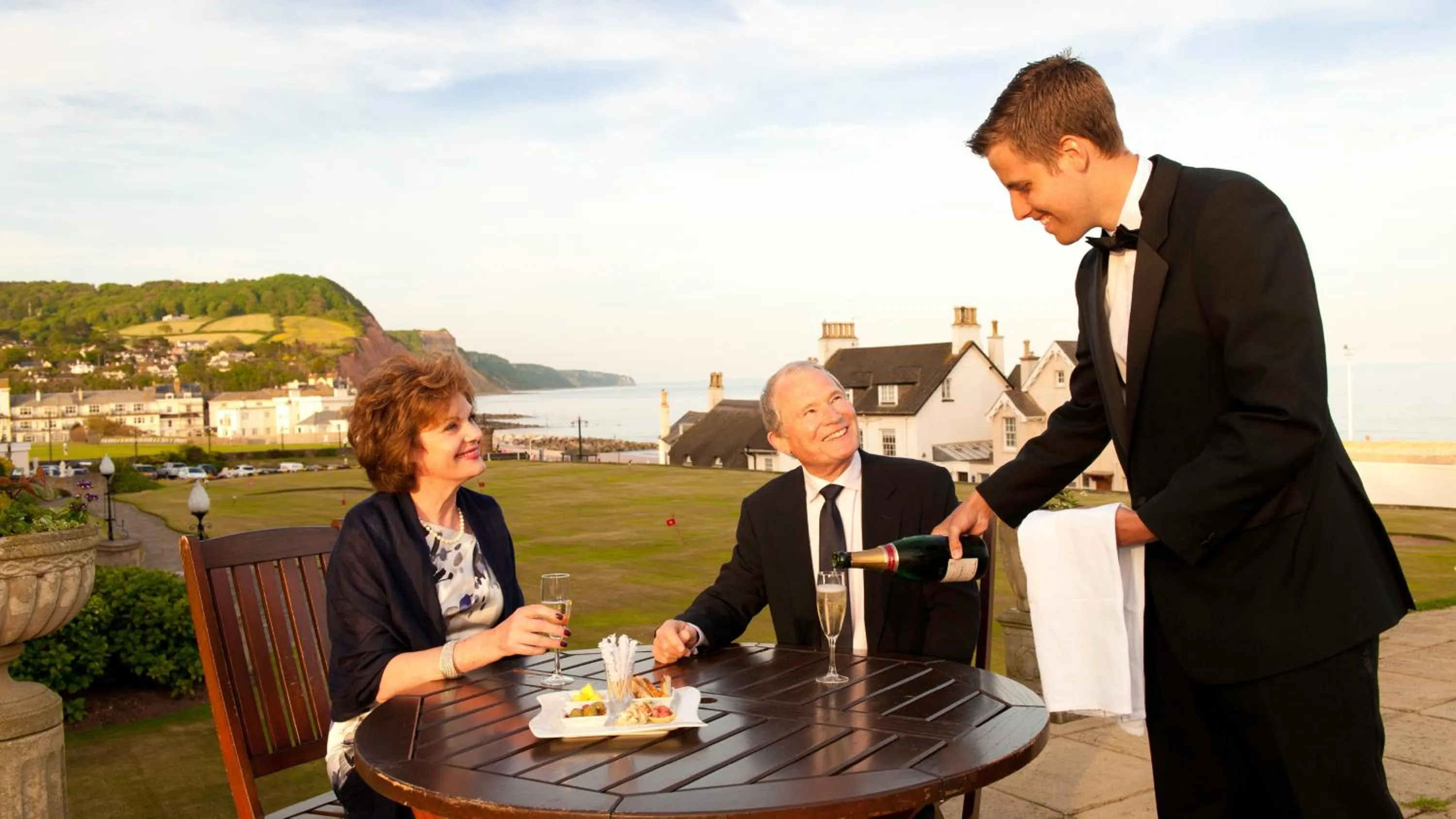 Balcony/Terrace in The Victoria Hotel & Source Spa