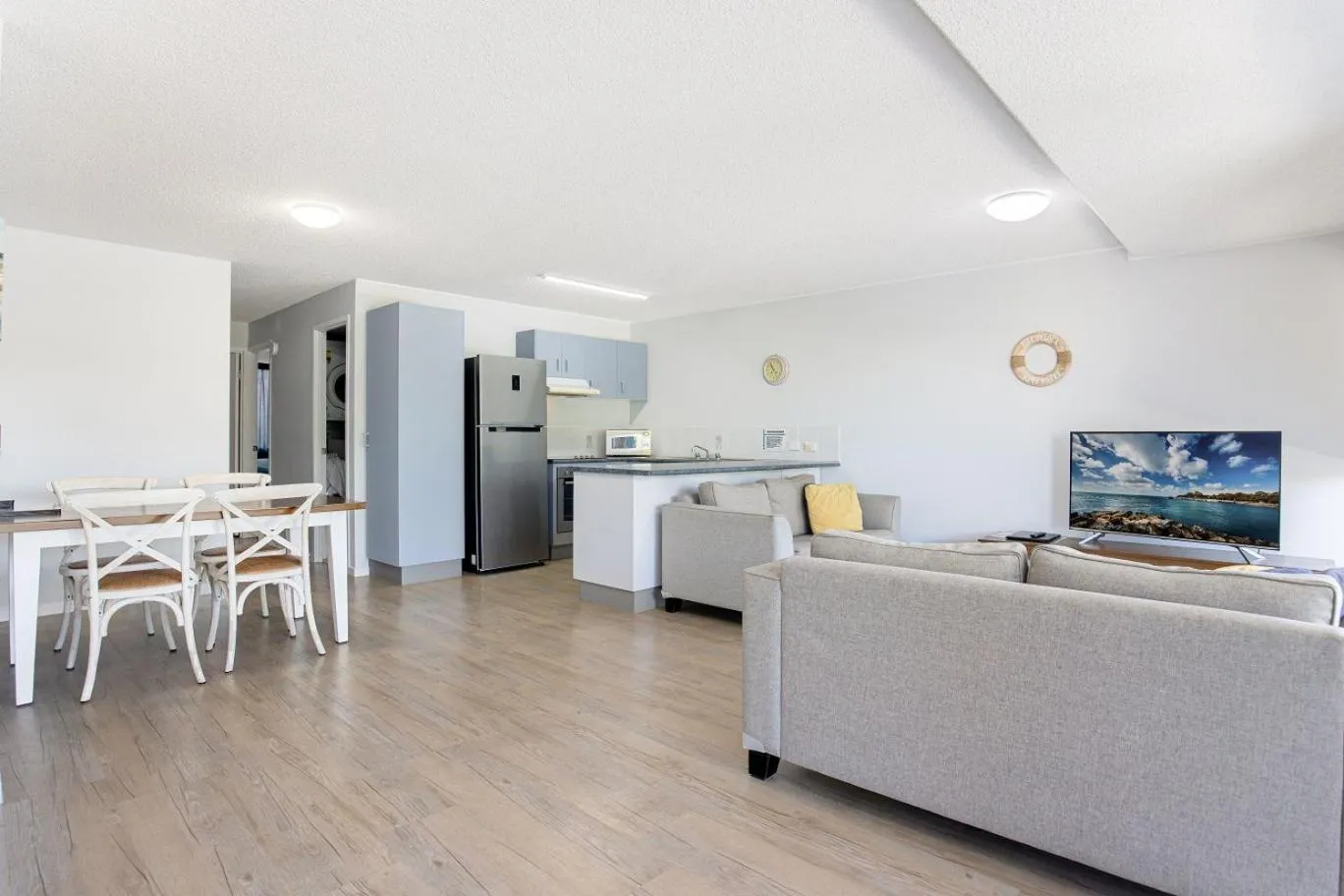 Living room in Coral Sea Apartments