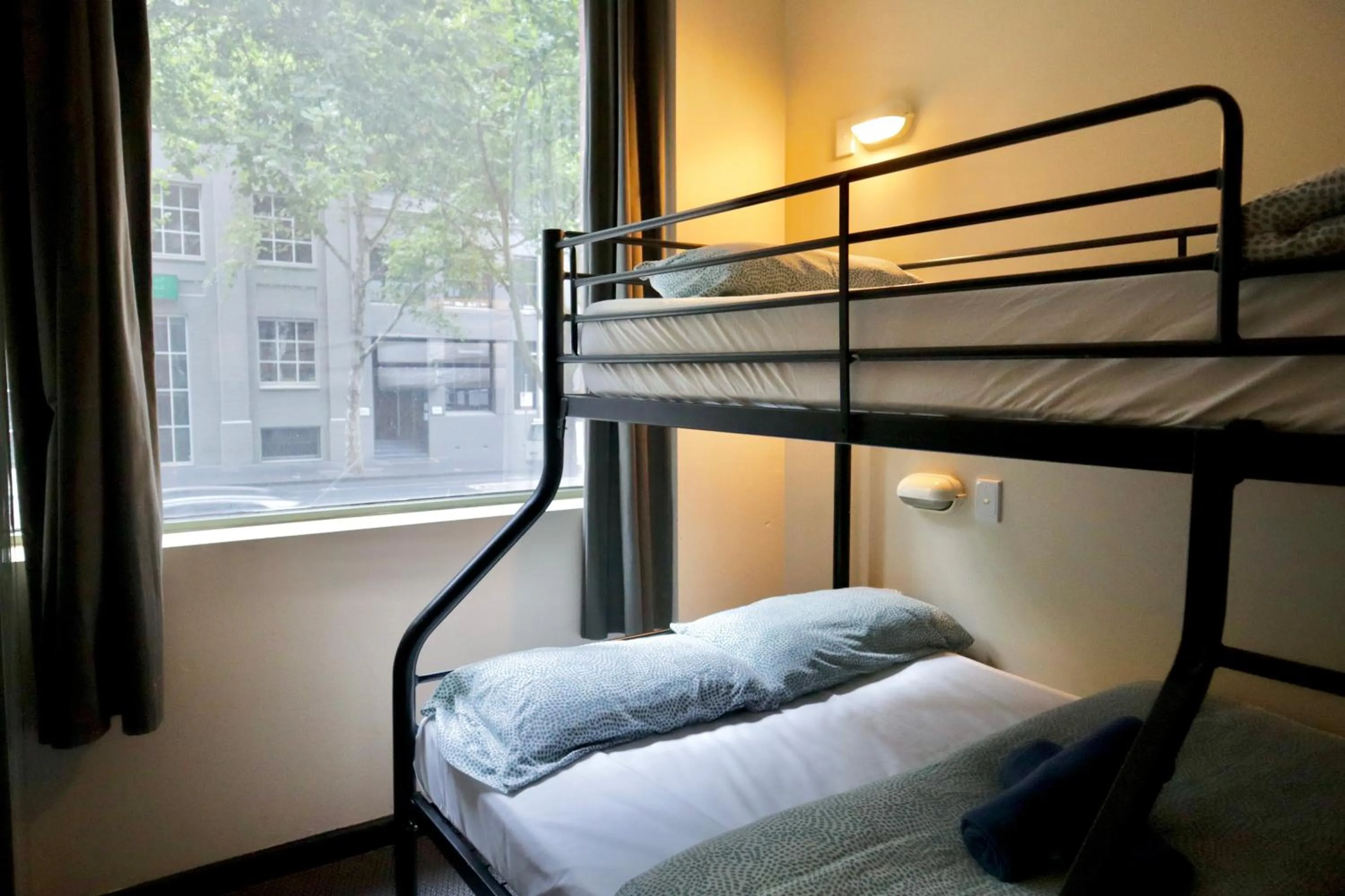 Bedroom, Bed in Melbourne City Backpackers