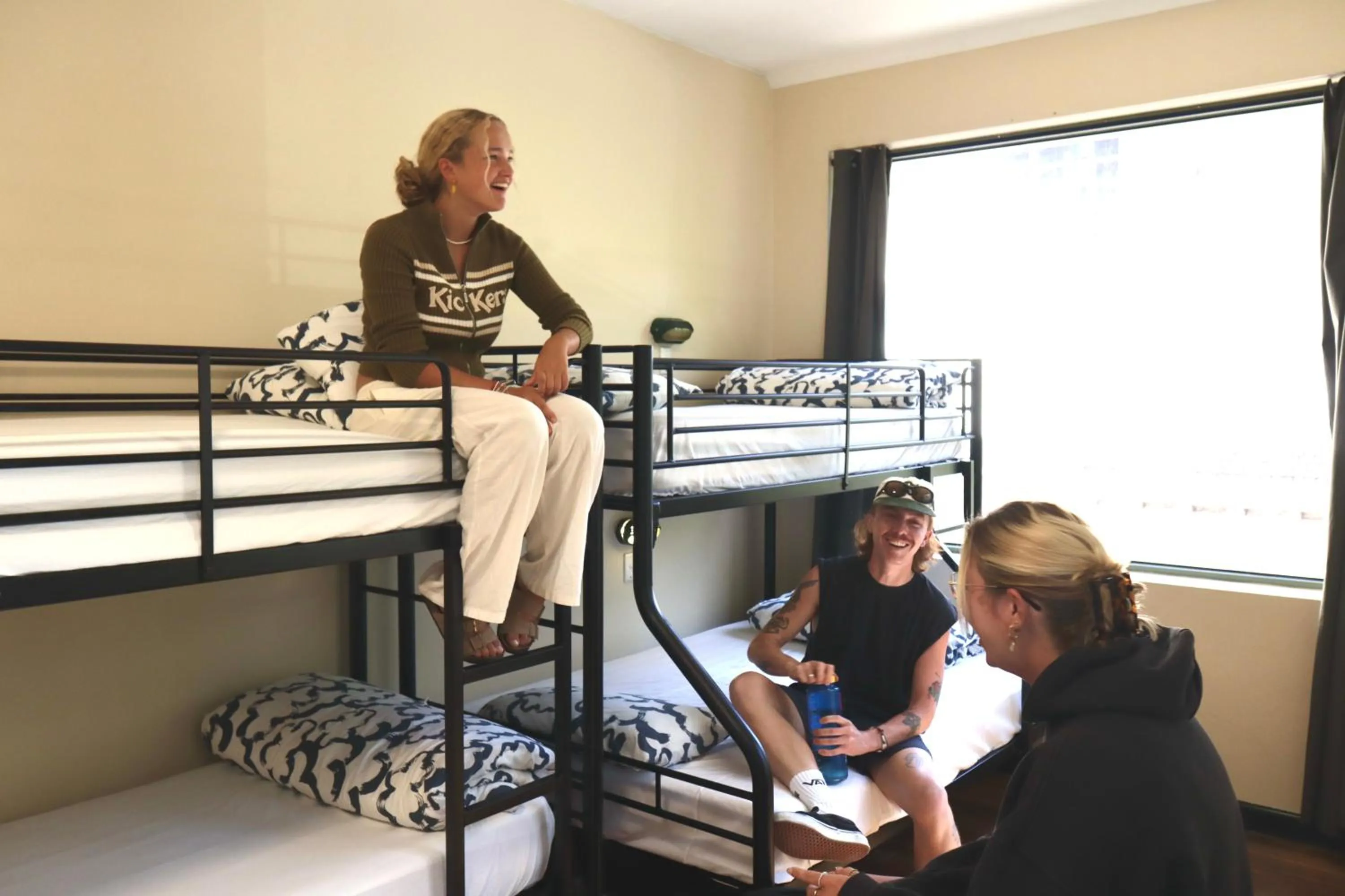 Bedroom, Bed in Melbourne City Backpackers