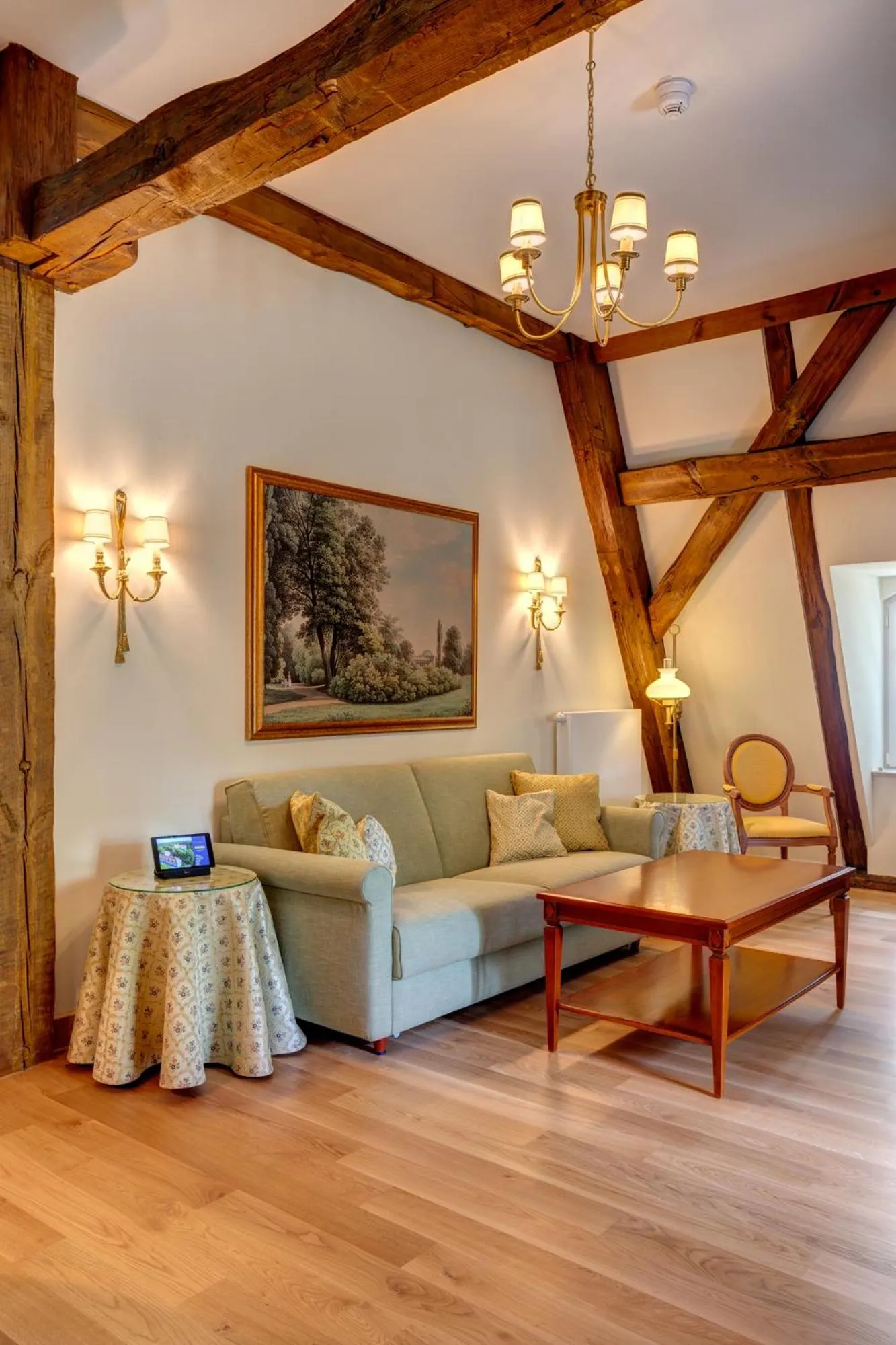 Living room in Urlaubsresidenz Marstall und Kanzlei im Schlossensemble